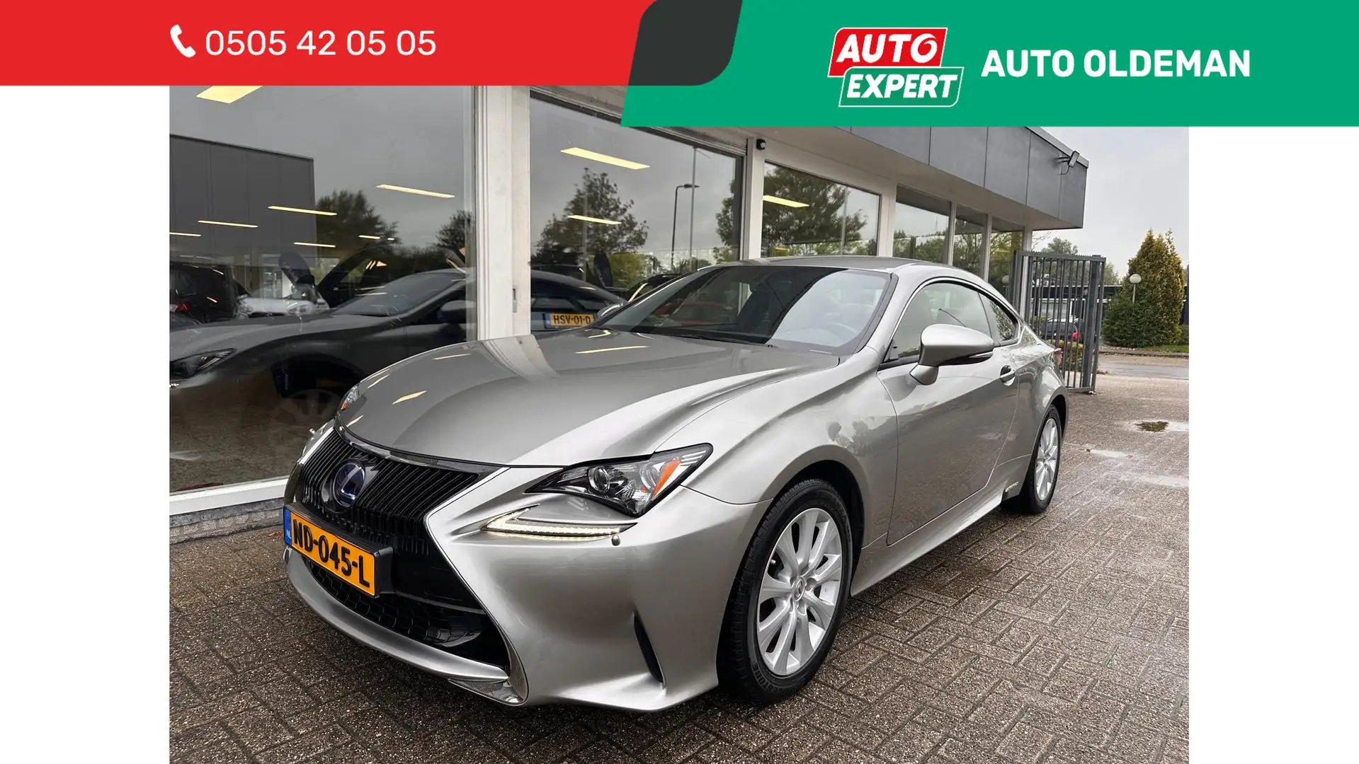 Lexus RC 300h Business Line Pro Navi Leder Cruisecontrol Grau - 1