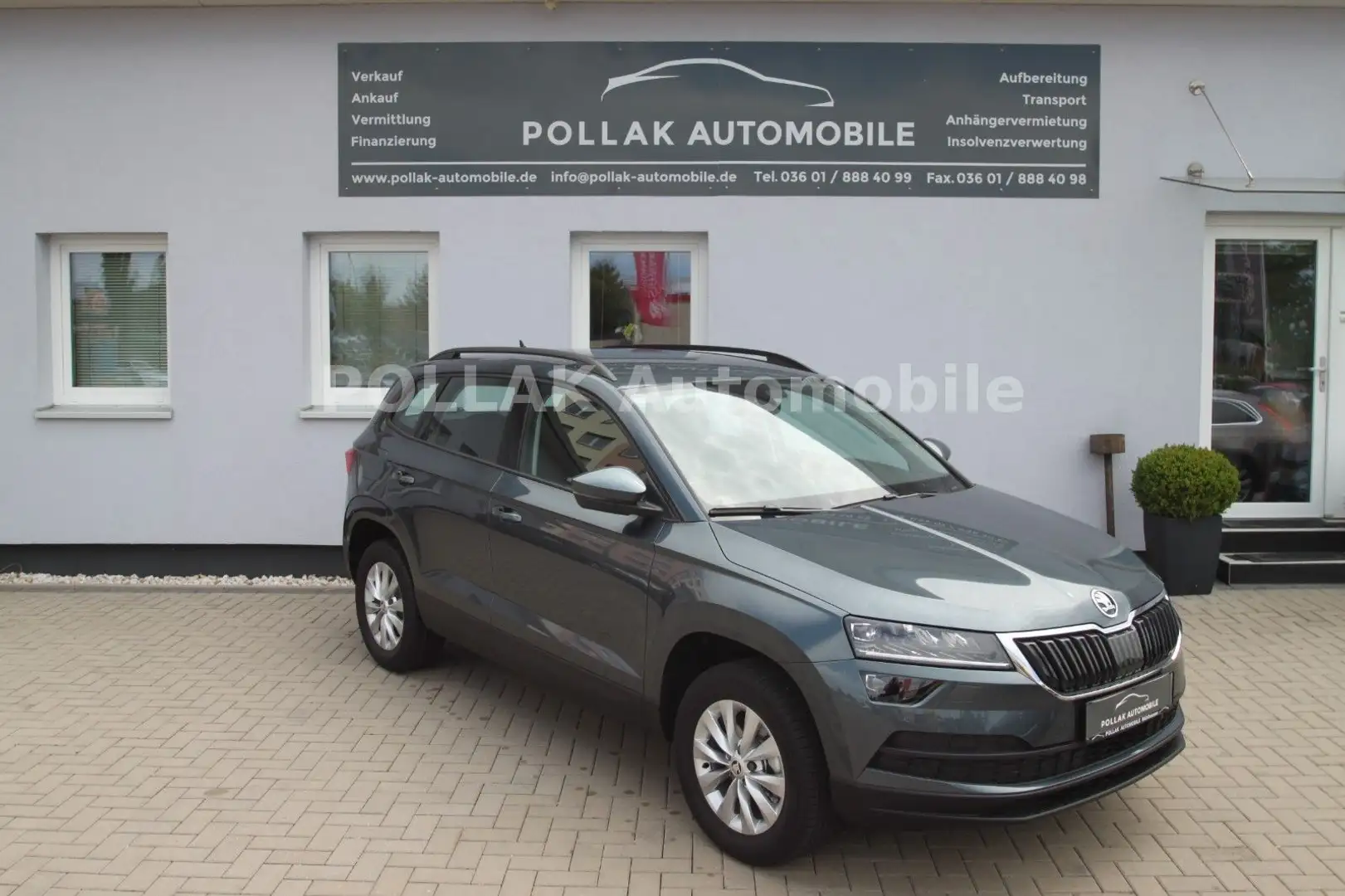 Skoda Karoq Ambition*LED*NAVI*SHZ*MFL*GRA*BC*1.HAND*ZV Grau - 1