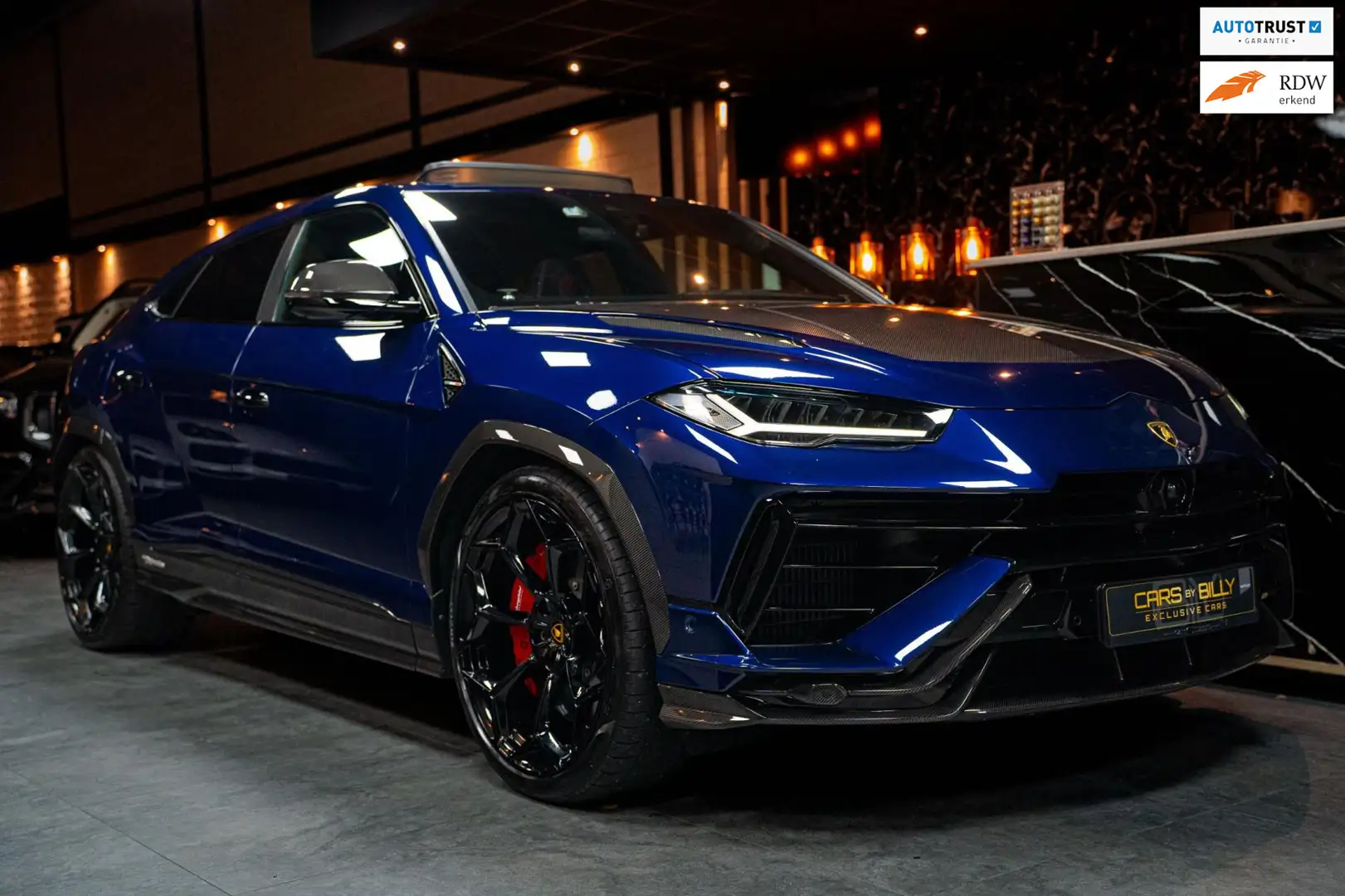 Lamborghini Urus Performante FULLCARBON|AKRA|B&O|PANO Blauw - 1