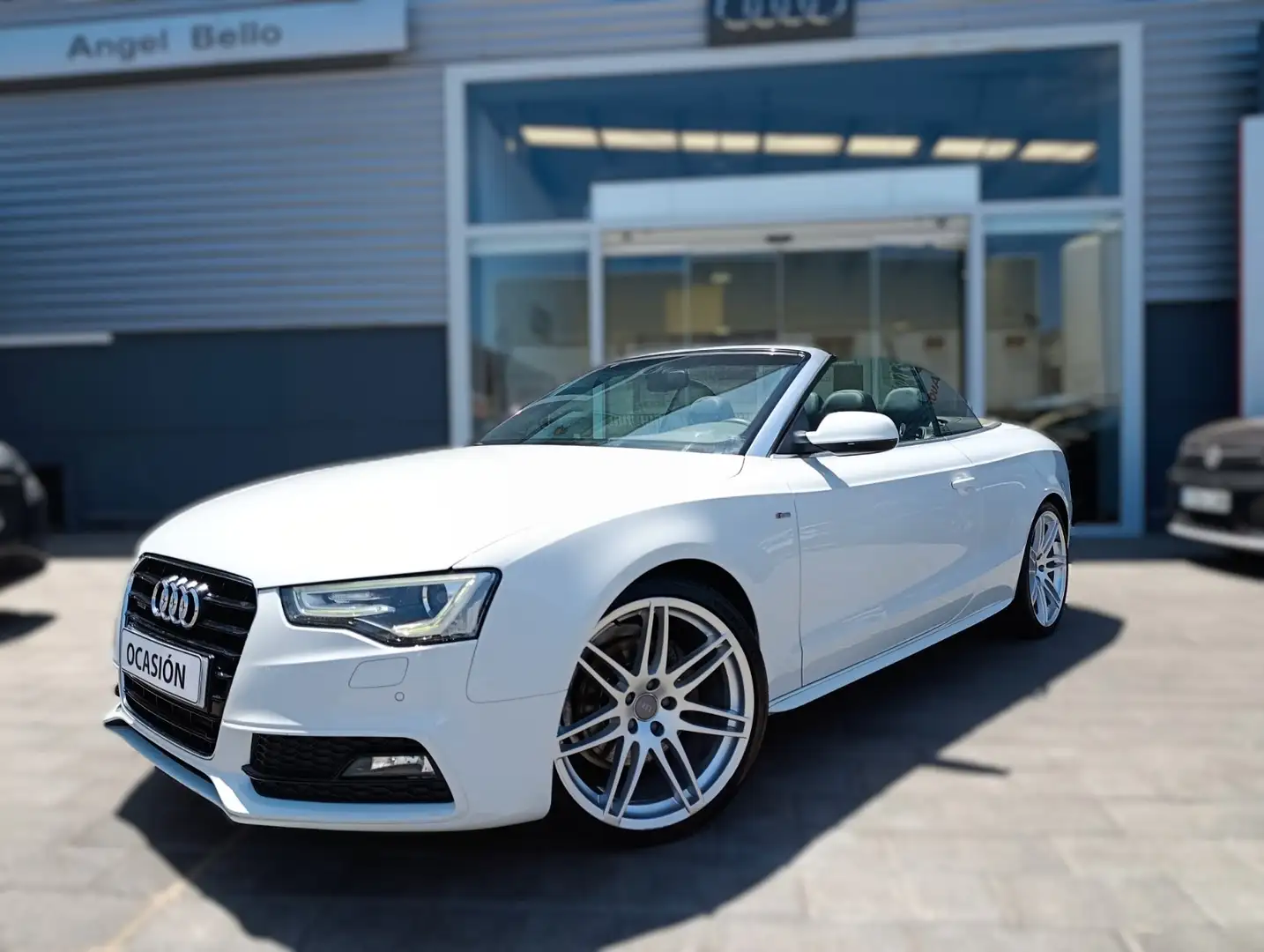 Audi A5 Cabrio 3.0TDI quattro S-Tronic 245 Blanc - 2