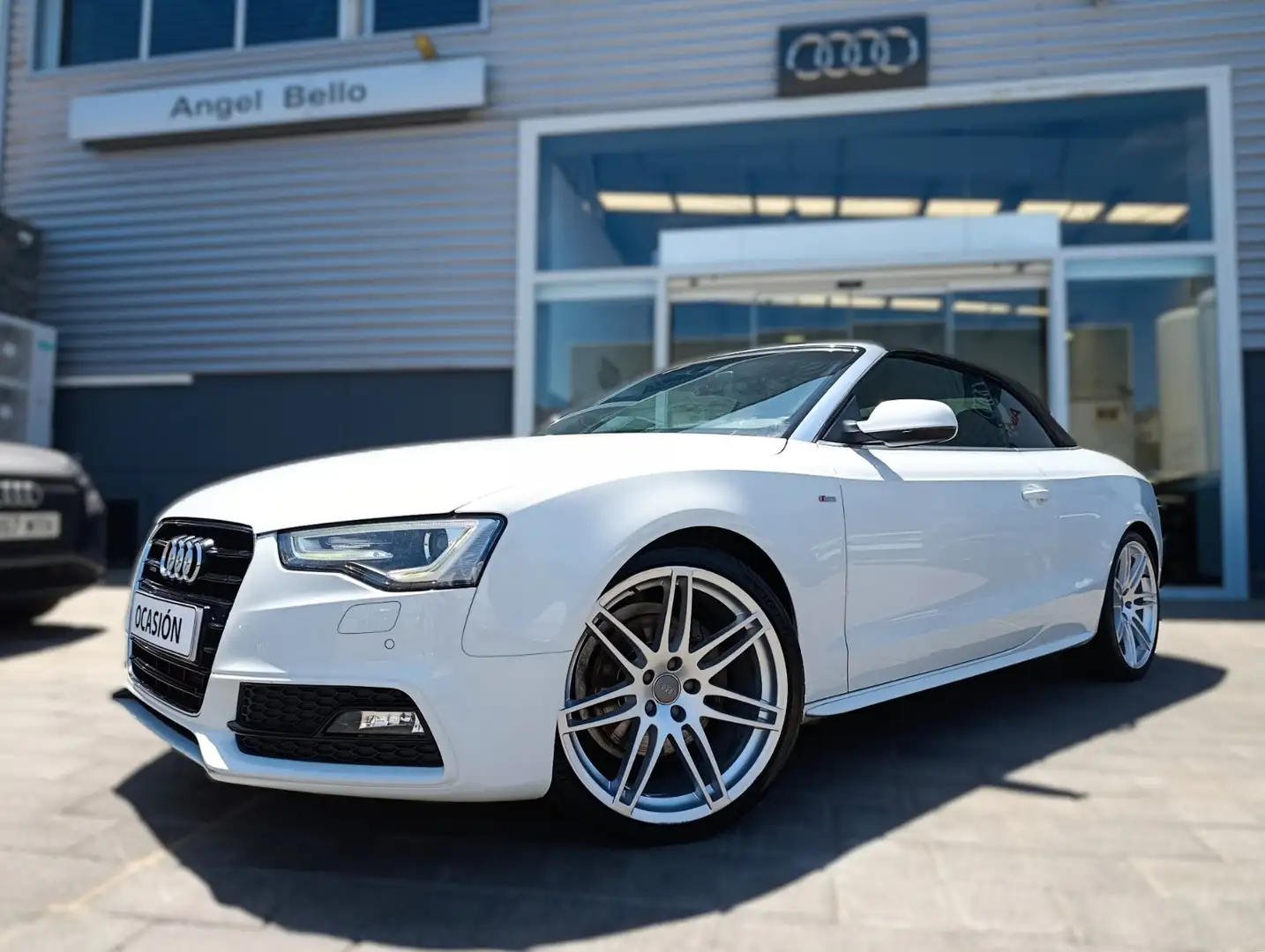 Audi A5 Cabrio 3.0TDI quattro S-Tronic 245 Blanc - 1