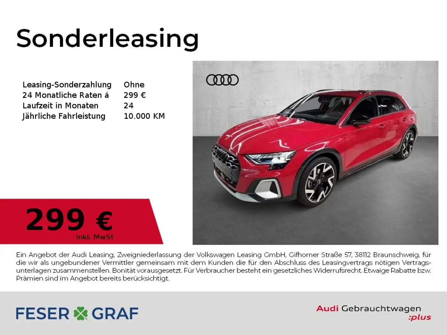 Audi A3 allstreet 35 TDI - S line - MATRIX - KAMERA Rot - 1