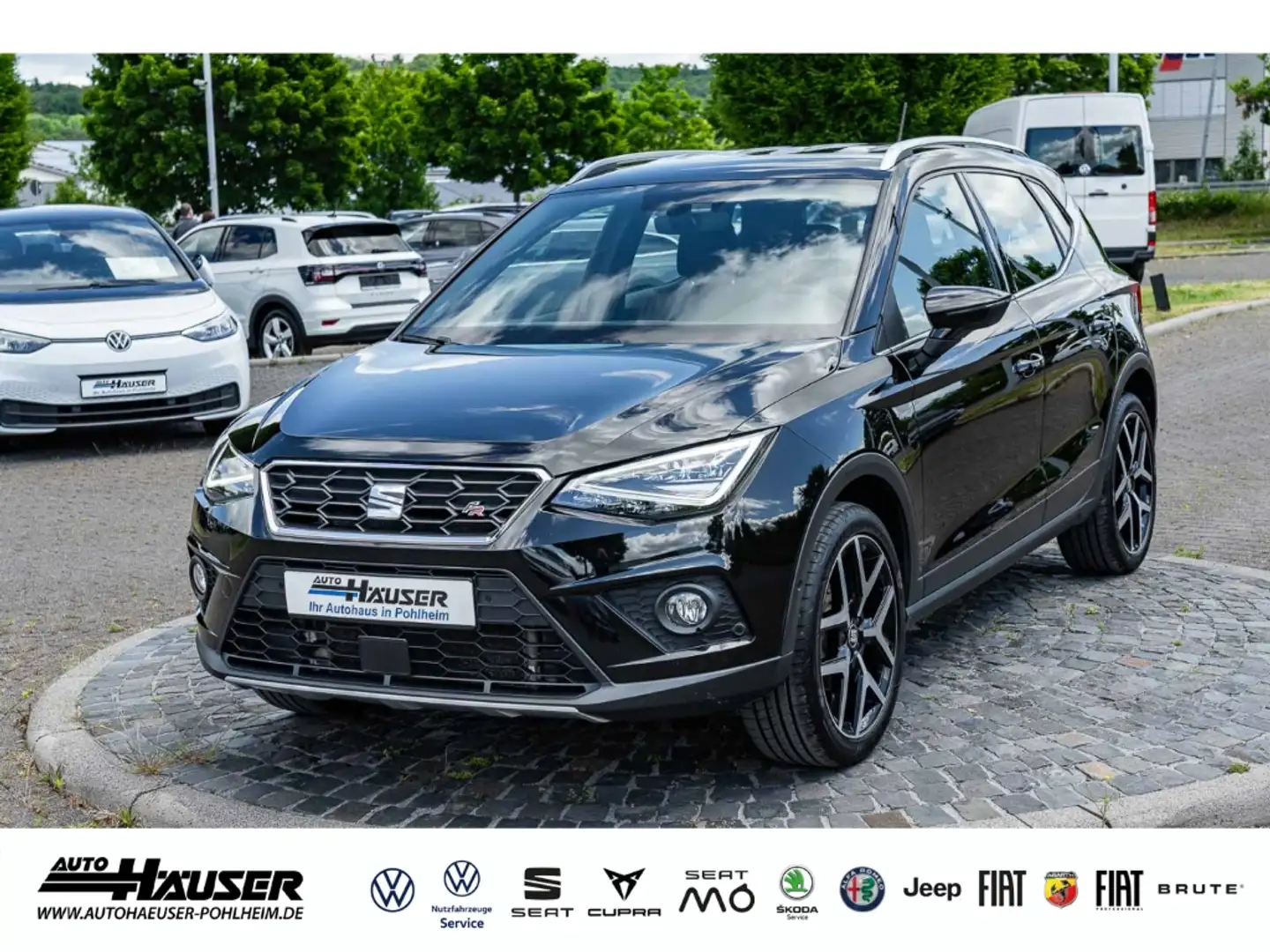 SEAT Arona FR 1.0 TSI DSG AHK NAV KAM TEMPOMAT PARK LED FULL- Noir - 1