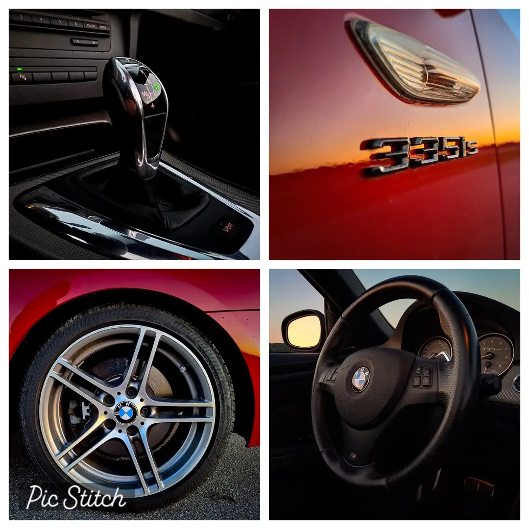 BMW 335 335i Cabrio Aut. Rouge - 2