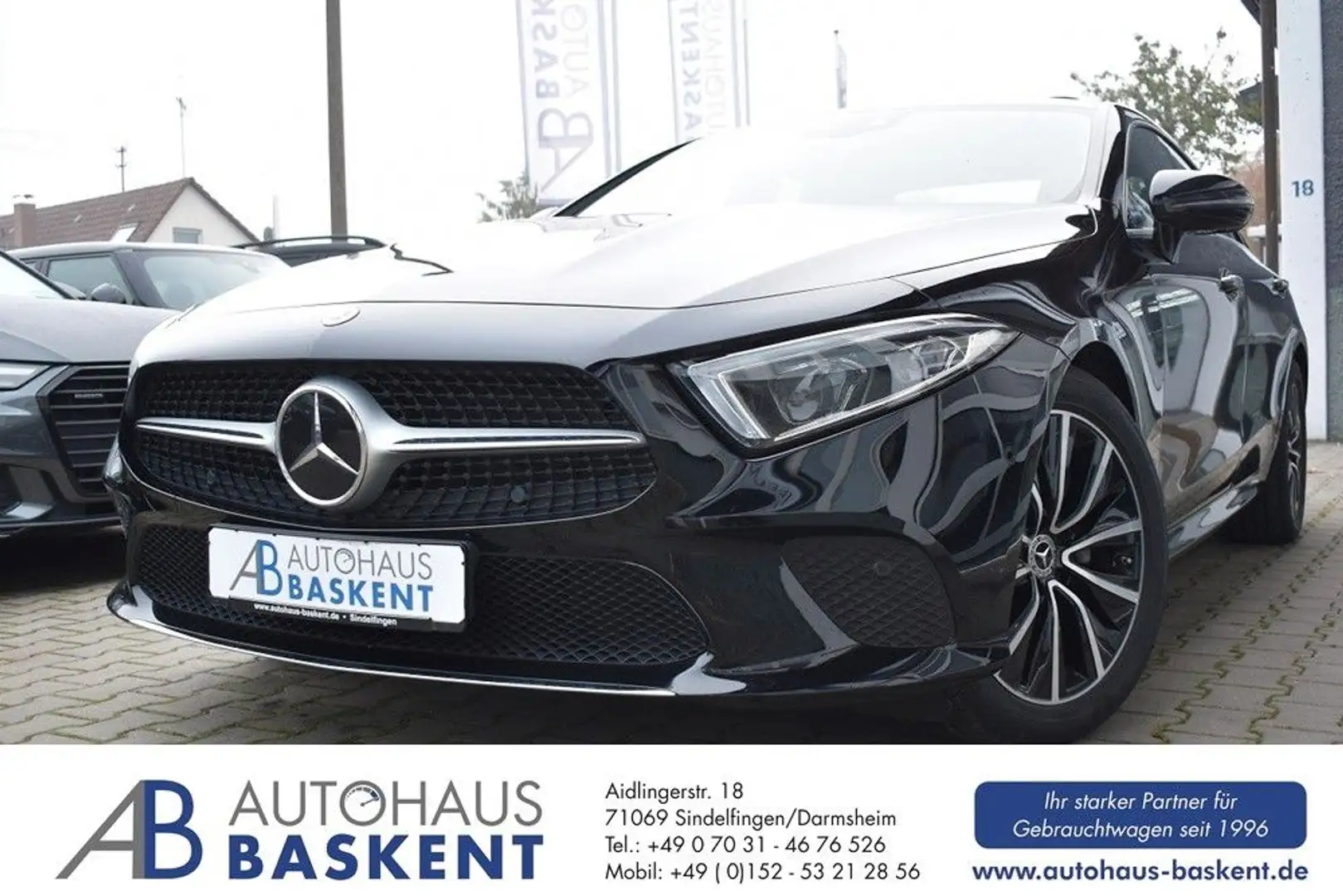 Mercedes-Benz CLS 220 d 9G*LEDER*WIDESCREEN*GLASDACH*AHK*LED Schwarz - 1