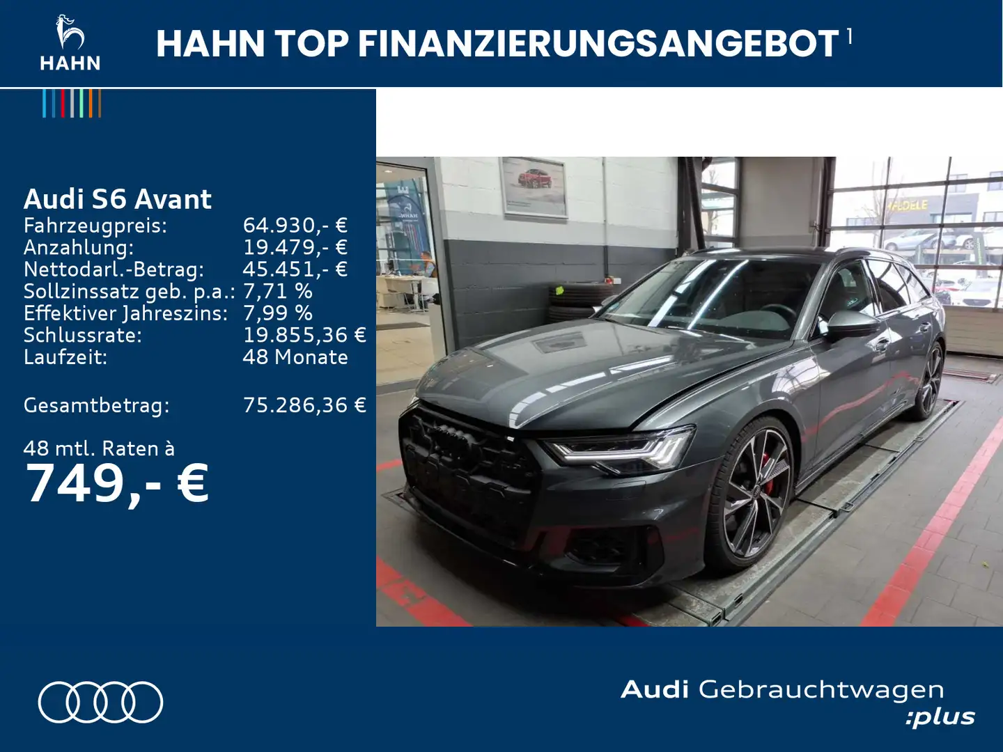 Audi S6 TDI quattro AHK B&O AIR HD Matrix °360 Grau - 2