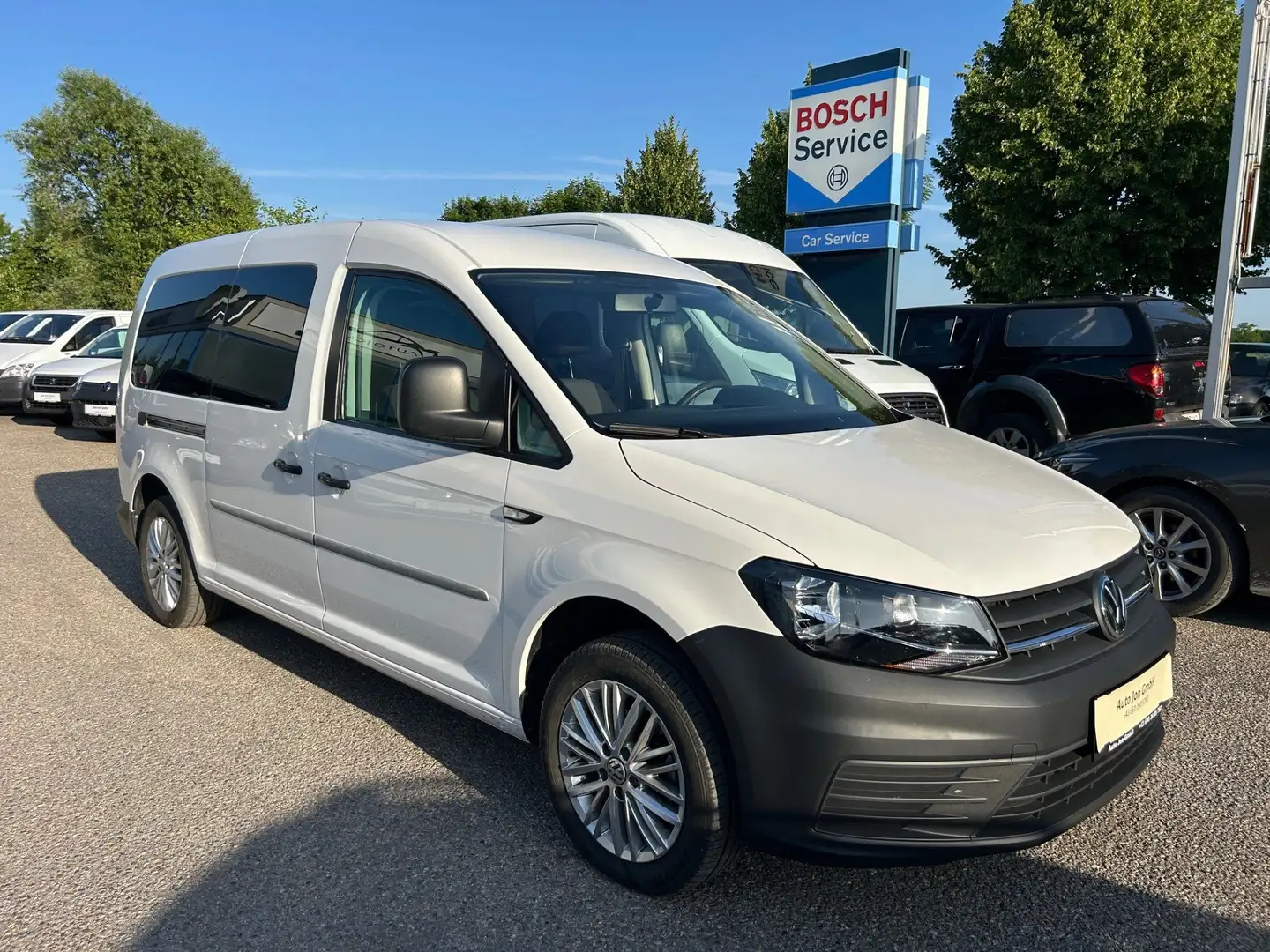 Volkswagen Caddy Maxi Kombi 2,0 TDI, MwSt. TOP Zustand, Pickerl NEU Wit - 2