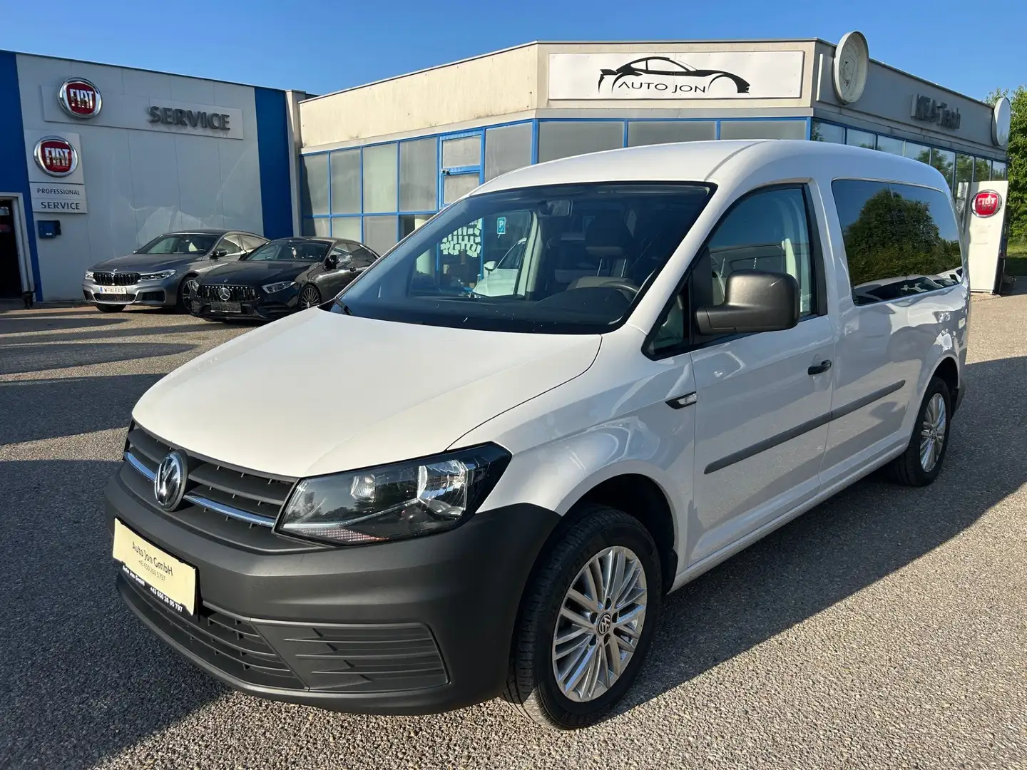Volkswagen Caddy Maxi Kombi 2,0 TDI, MwSt. TOP Zustand, Pickerl NEU Wit - 1