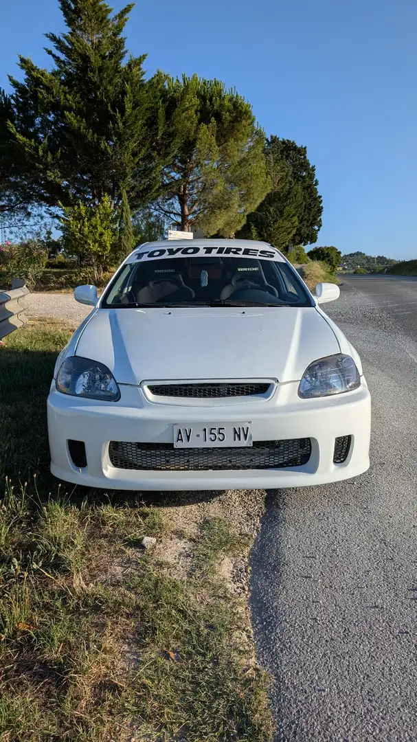 Honda Civic EJ9 swap B20Z1 VTEC (testata B16A2) Bianco - 1