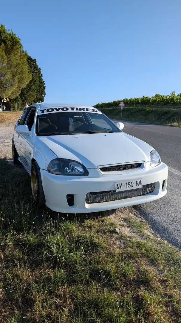 Honda Civic EJ9 swap B20Z1 VTEC (testata B16A2) Bianco - 2