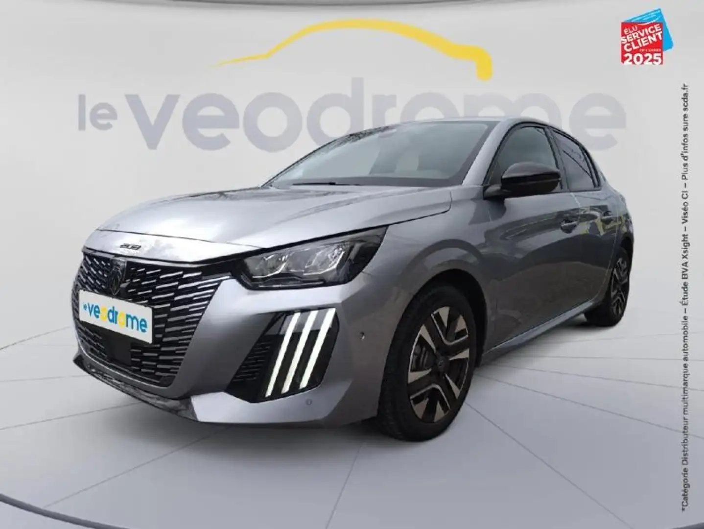 Peugeot 208 1.2 PureTech 100ch S/S Allure GPS Camera Carplay Grau - 1