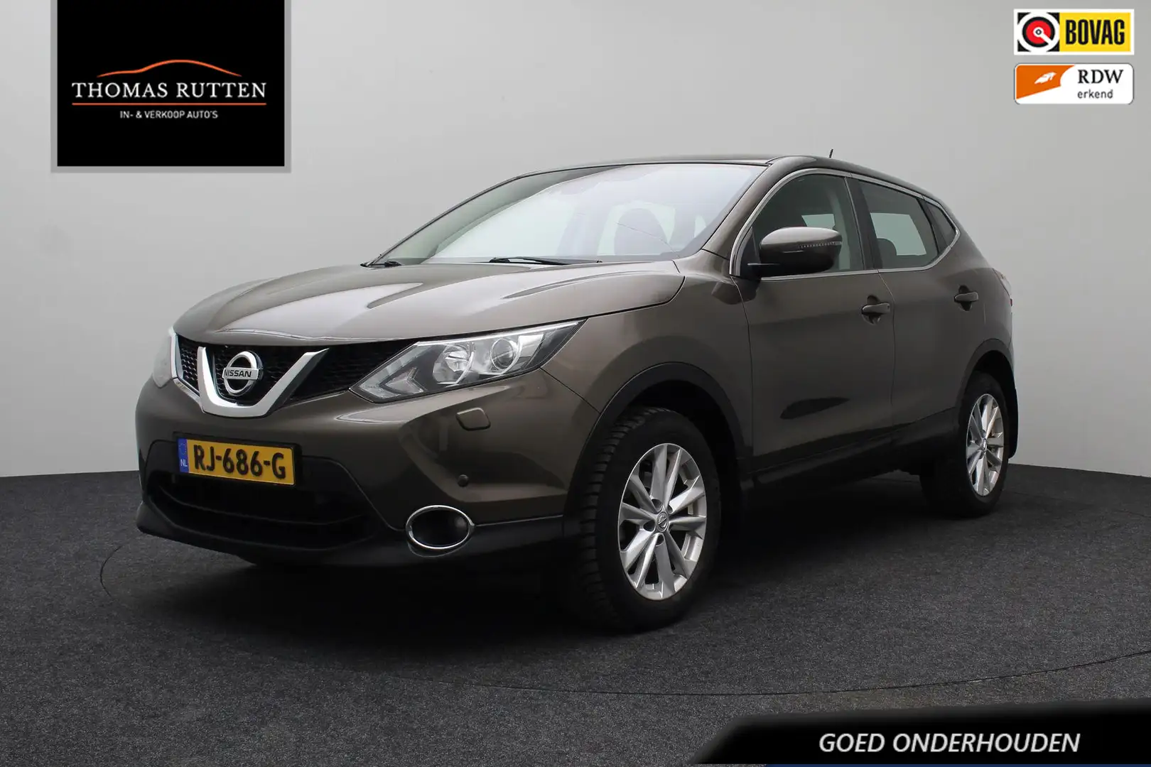 Nissan Qashqai 1.2 N-Vision 2017 Navigatie | Camera | Bluetooth | Braun - 1
