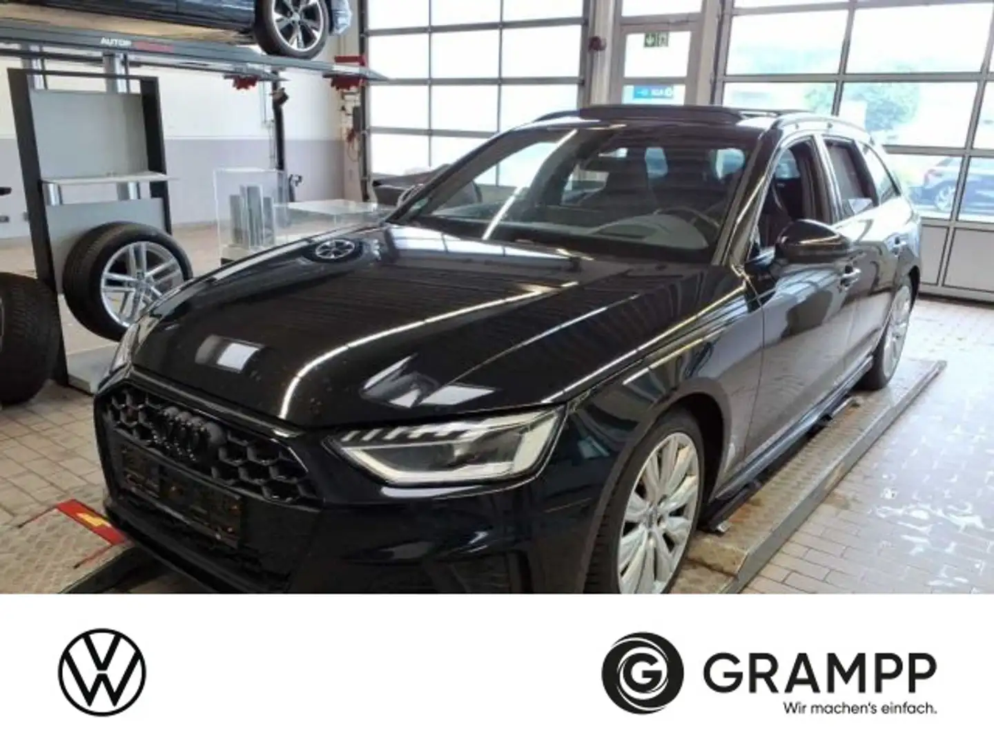 Audi S4 TDI +AHK+LEDER+MATRIX+ACC+KAMERA+ Schwarz - 1