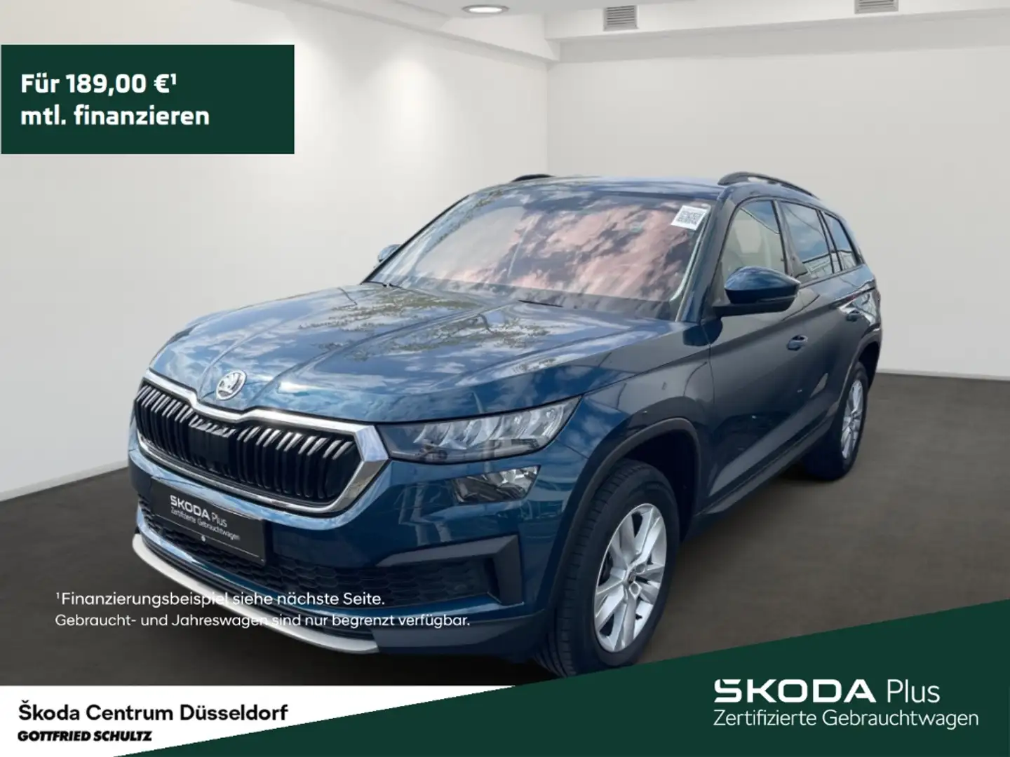 Skoda Kodiaq Ambition TDI DSG Sicherheits-Paket Fahrassistenz-P Blauw - 1