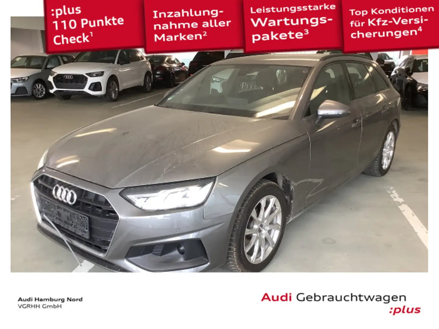 Audi A4 35 TFSI S tronic Navi Kamera Sound ACC Grau - 1