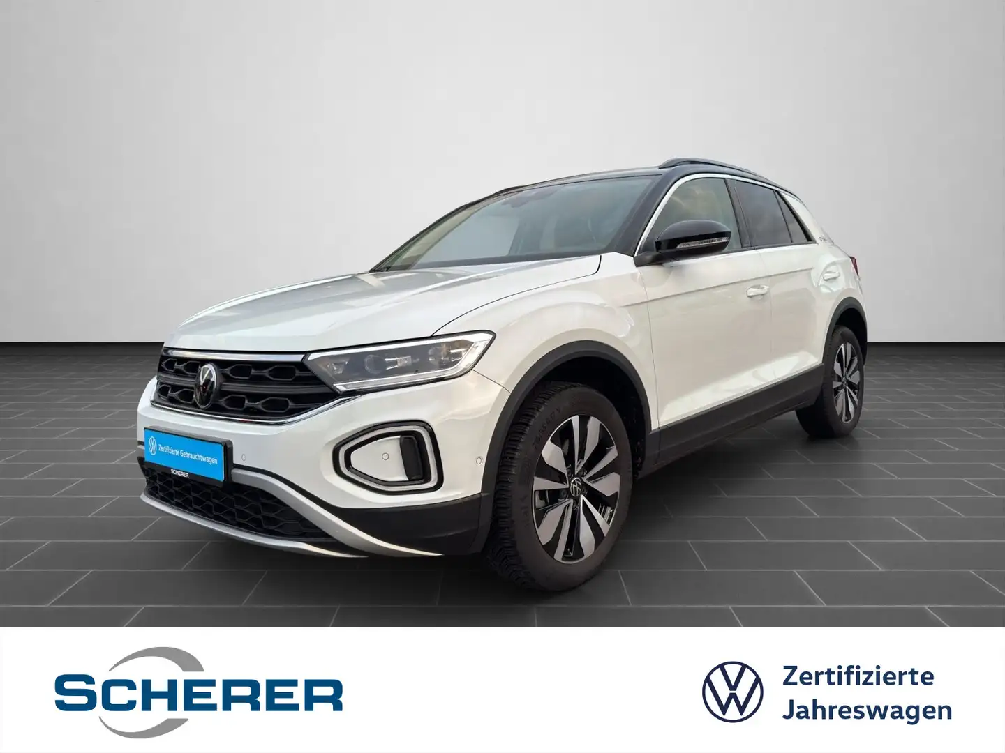 Volkswagen T-Roc 2.0 TDI GOAL DSG AHK RFK SHZ Weiß - 1