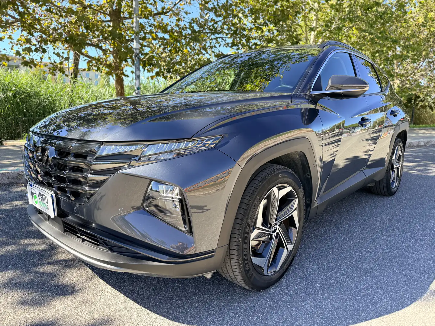 Hyundai TUCSON Tucson 1.6 Full Hybrid 180cv UNIPRO Soli 19.500km! Gris - 2