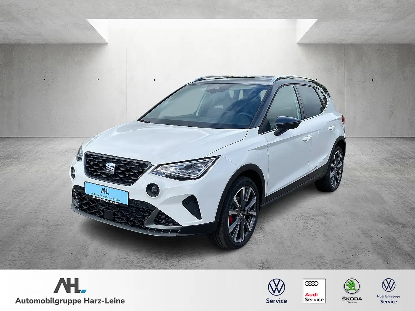 SEAT Arona 1.5 TSI "FR" DSG/NAVI/LED/RFK/ACC Blanc - 1