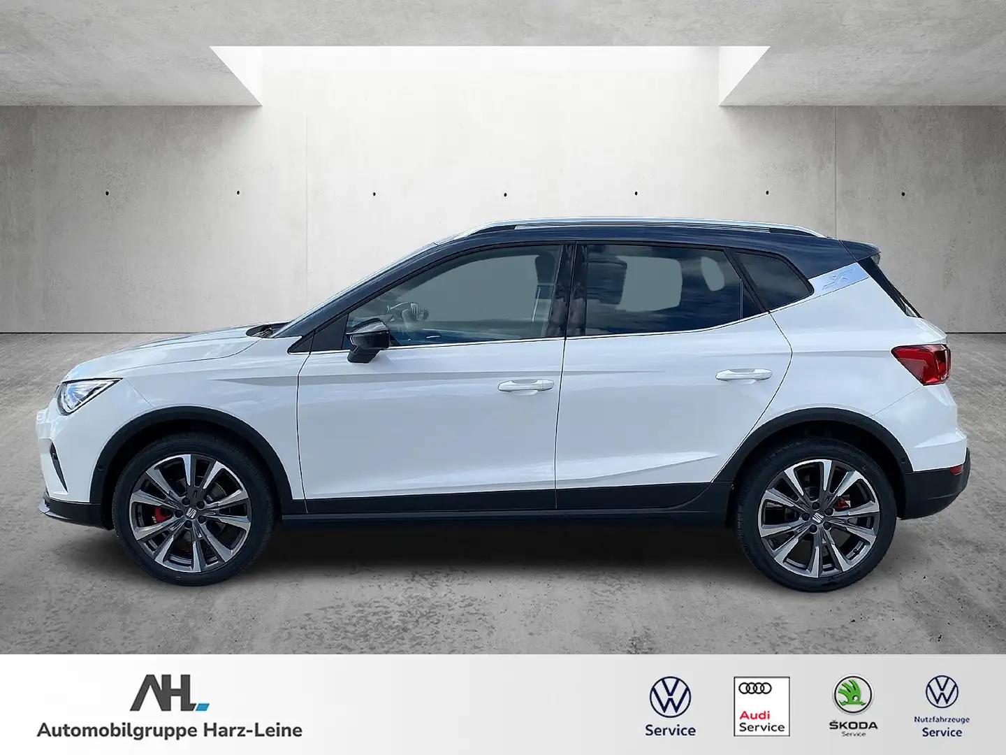 SEAT Arona 1.5 TSI "FR" DSG/NAVI/LED/RFK/ACC Blanc - 2