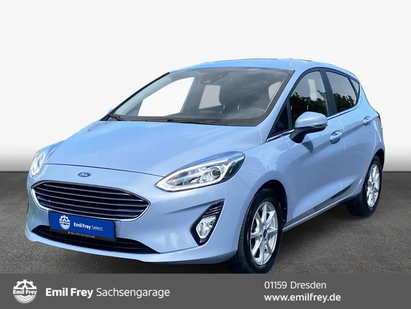 Ford Fiesta 1.0 EcoBoost Hybrid S&S TITANIUM Wi-Pa Blau - 1