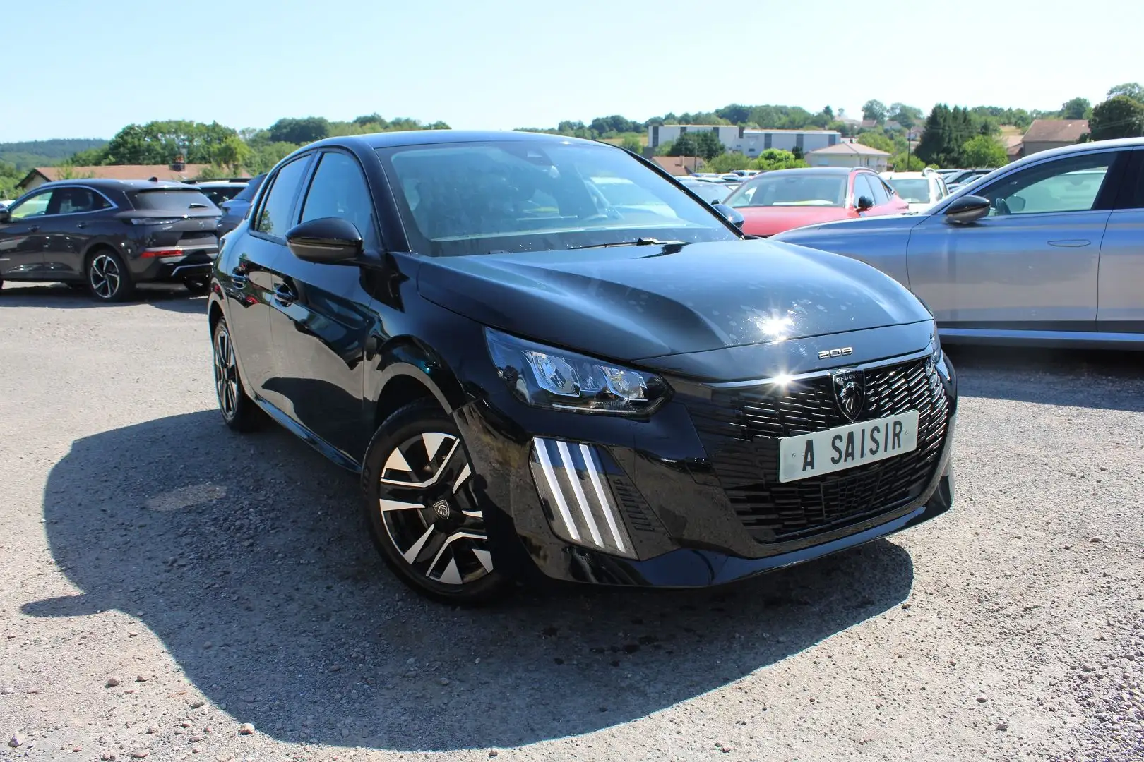 Peugeot 208 ALLURE 100 CV ESSENCE GPS 3D FULL LED USB JA 16 I- Noir - 1