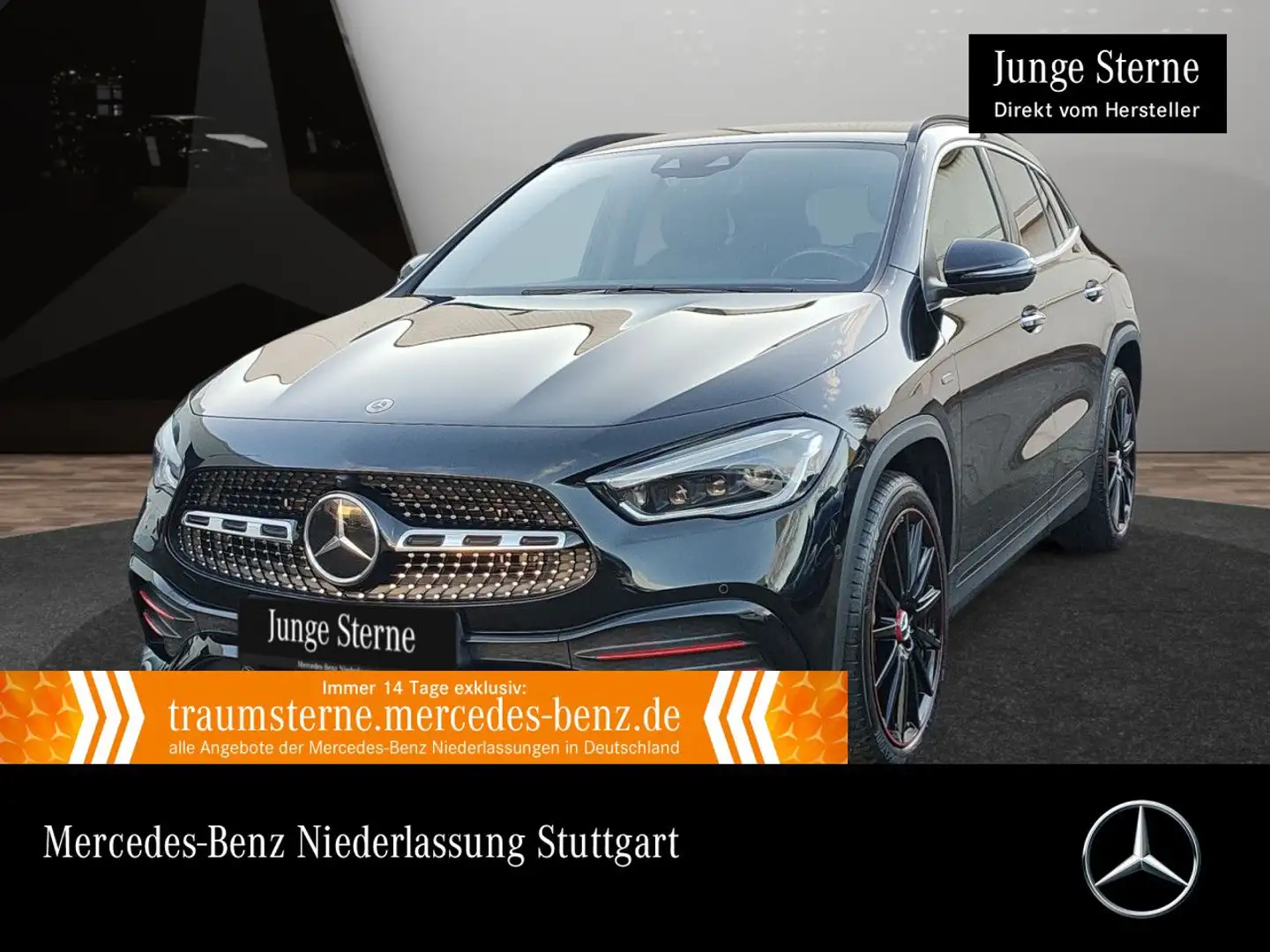 Mercedes-Benz GLA 250 e AMG+360°+AHK+MULTIBEAM+HUD+KEYLESS+8G Schwarz - 1
