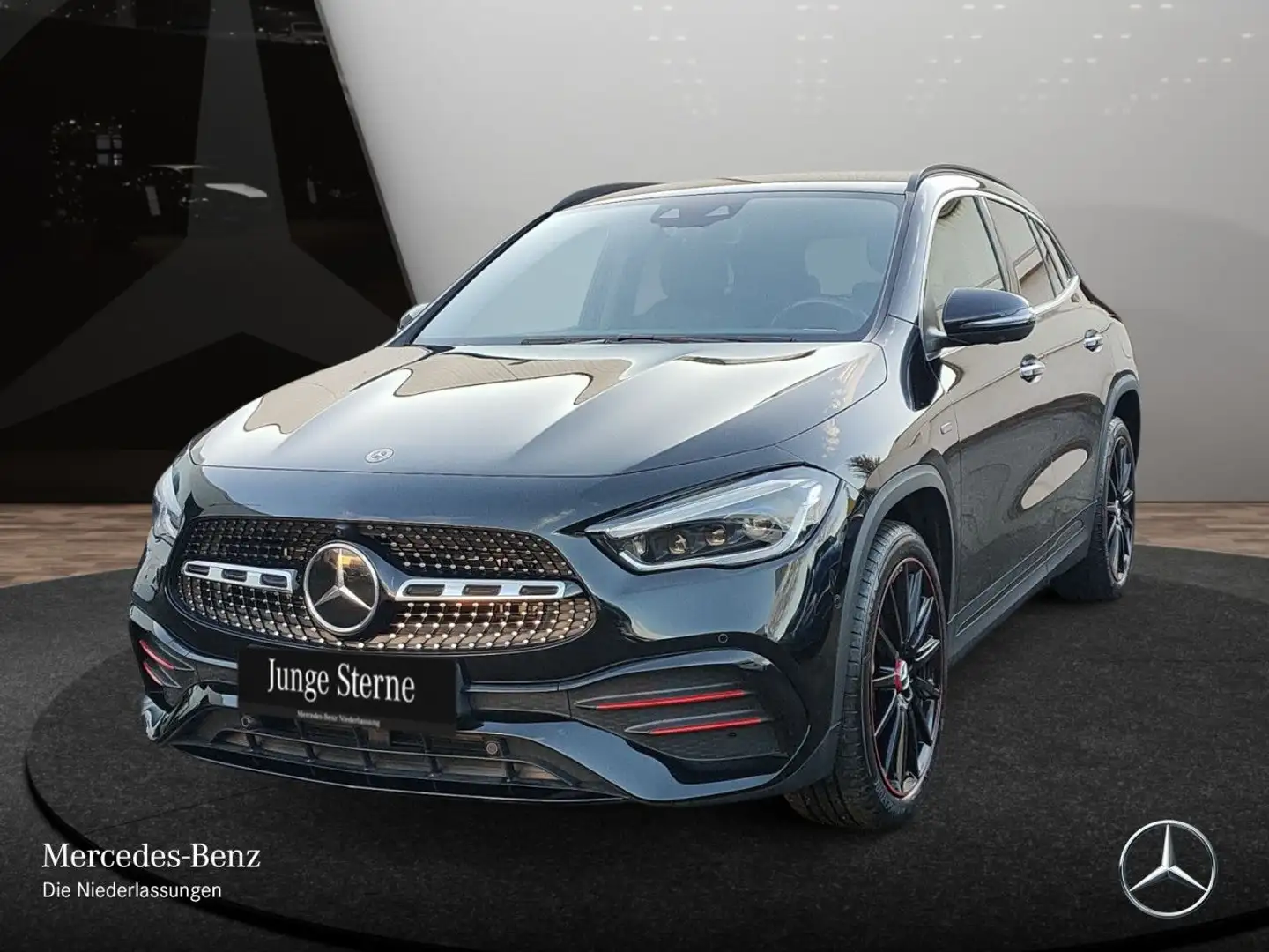 Mercedes-Benz GLA 250 e AMG+360°+AHK+MULTIBEAM+HUD+KEYLESS+8G Schwarz - 2