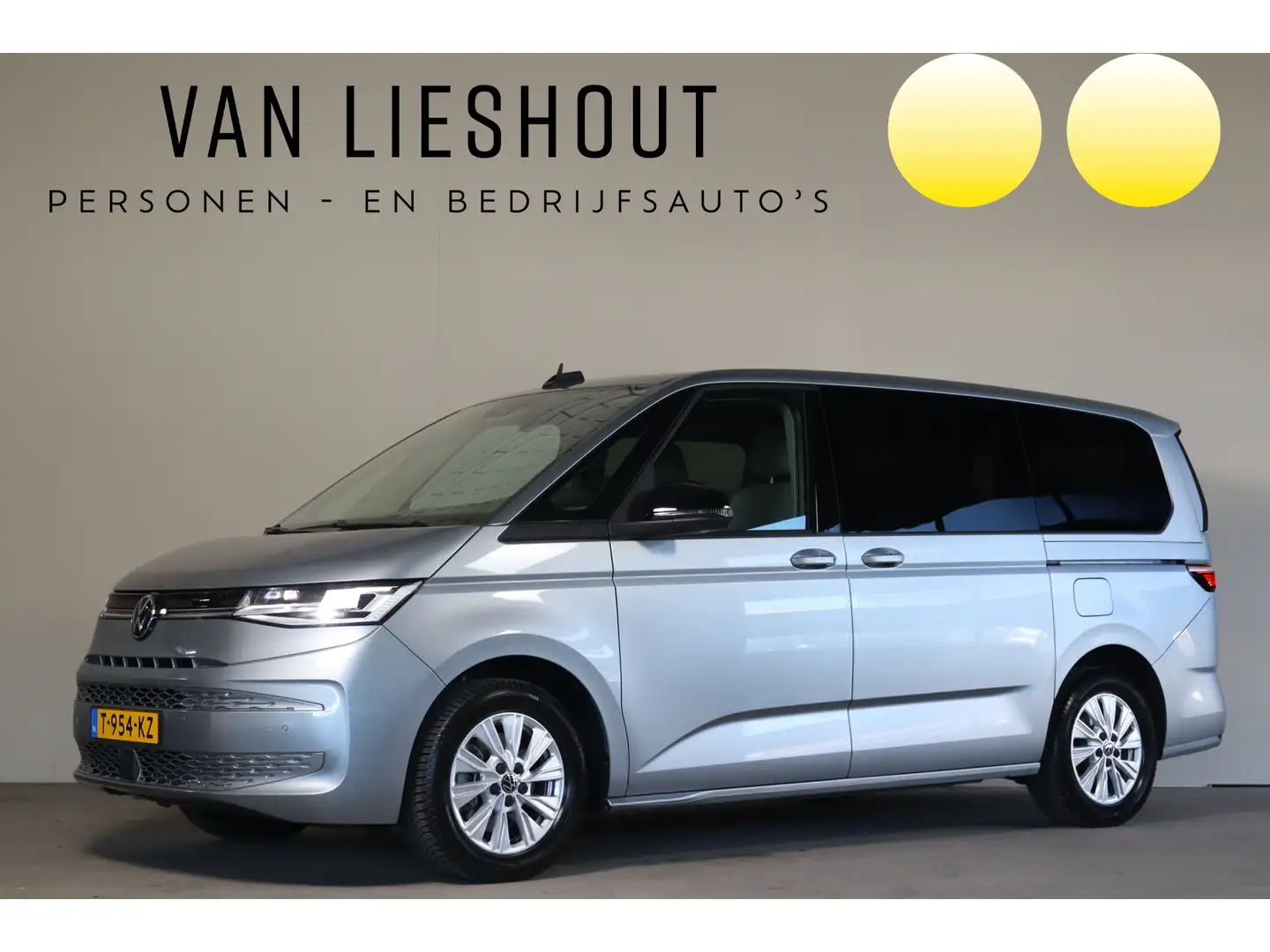 Volkswagen T7 Multivan 1.4 eHybrid L2H1 Style NL-Auto!! Pano-dak I 7-Pers Grijs - 1