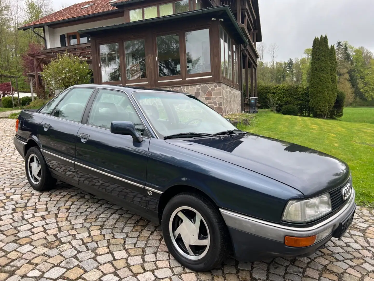 Audi 90 2,2 orig. 129000 Km, 1.Hand! Niebieski - 2