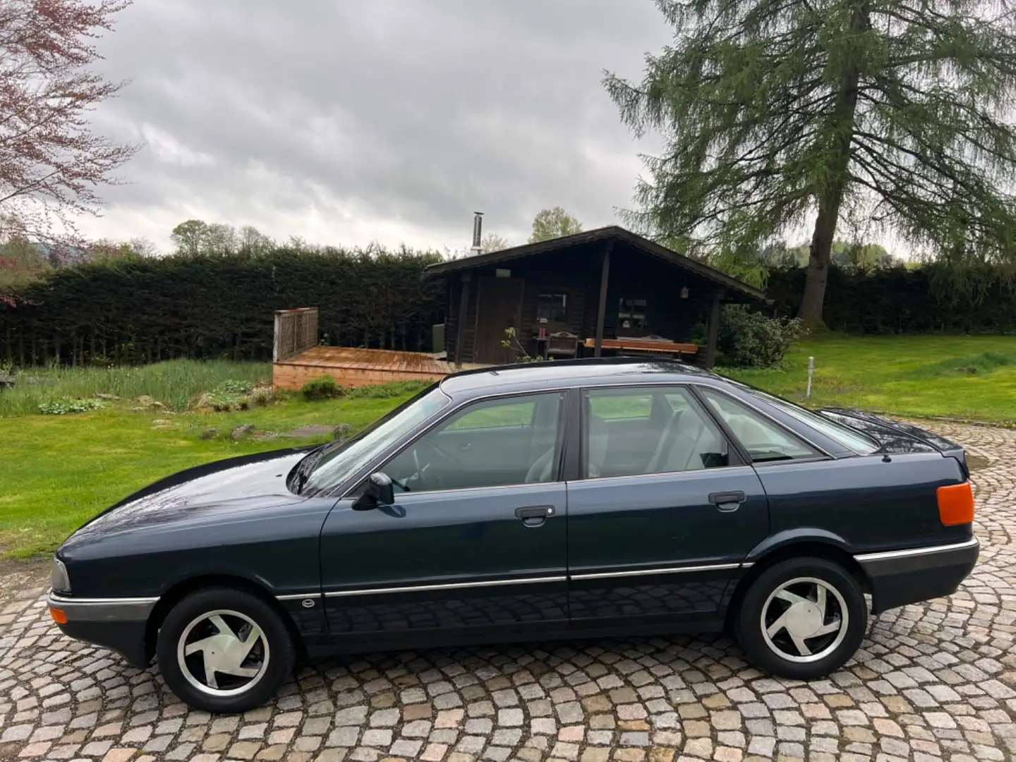 Audi 90 2,2 orig. 129000 Km, 1.Hand! Niebieski - 1