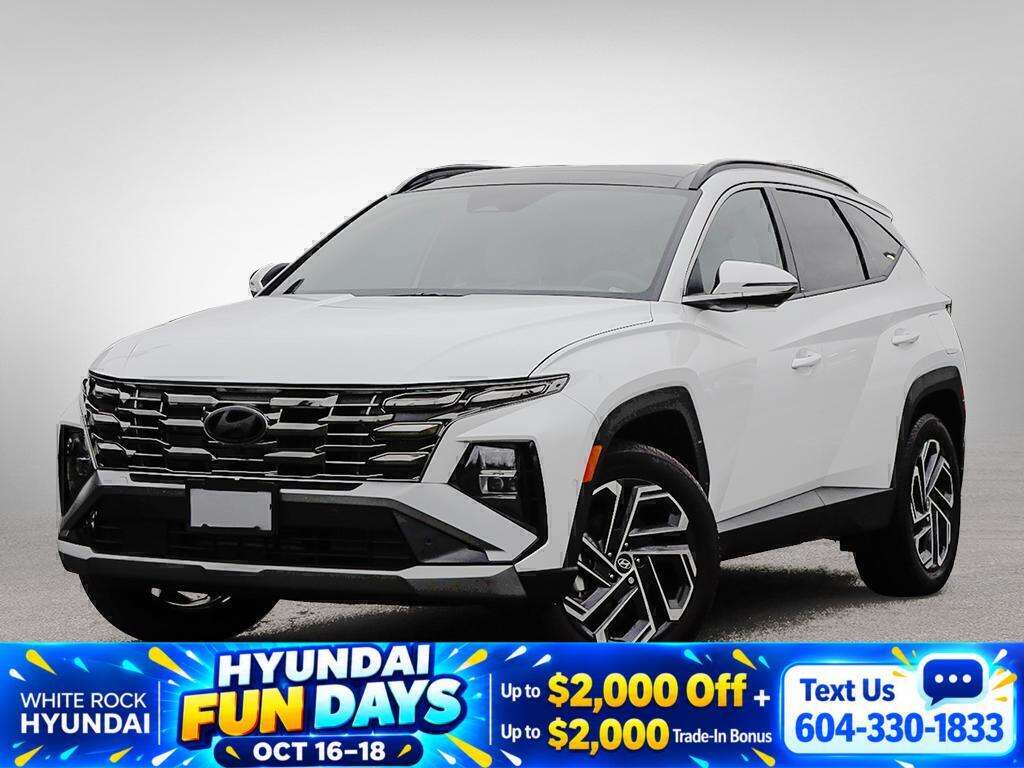 Crystal White 2026 Hyundai Tucson Hybrid SUV / Crossover  Automatic