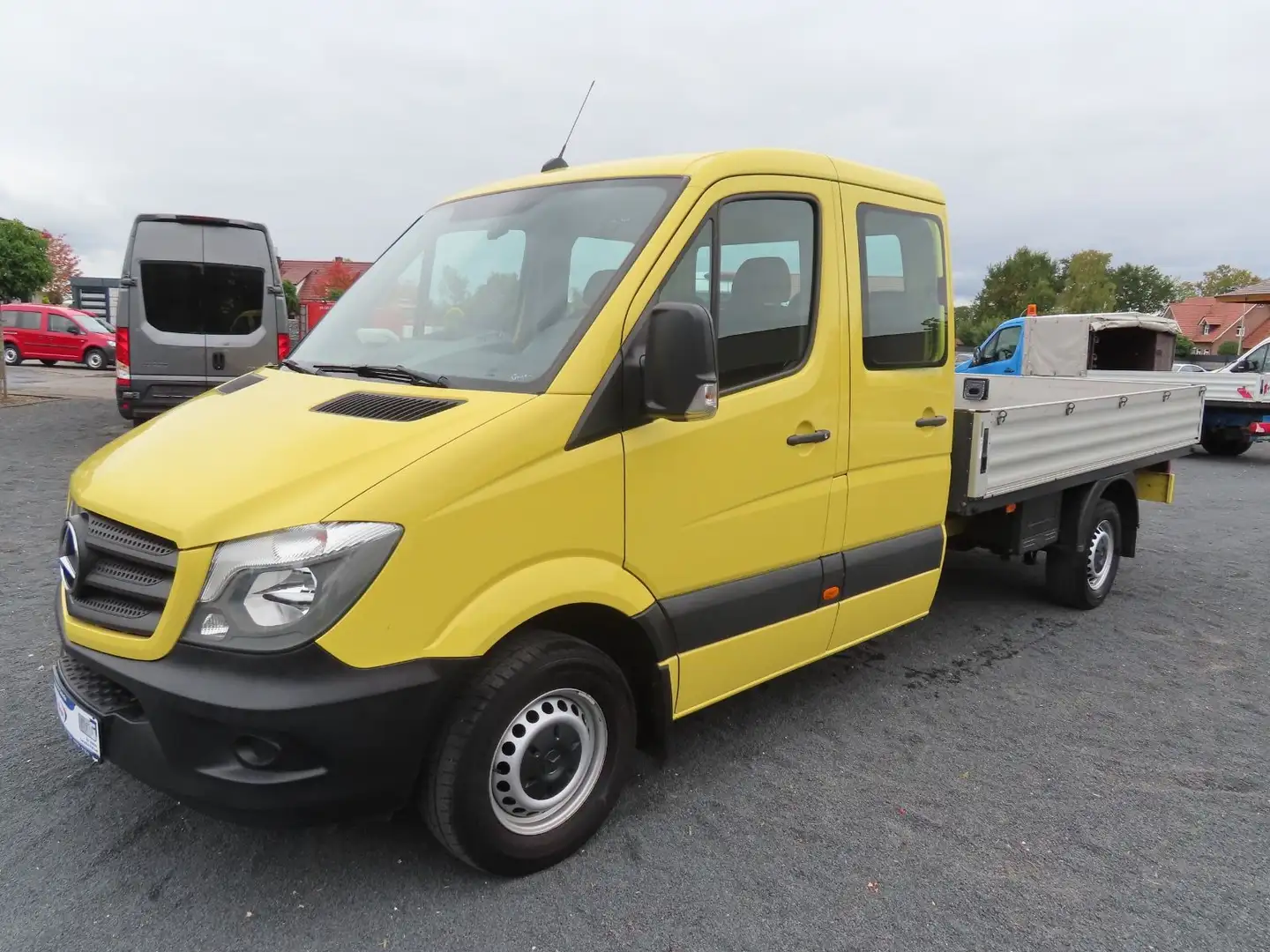 Mercedes-Benz Sprinter Pritsche 314CDI DoKa AHK, 3,5t LRlang. Gelb - 1