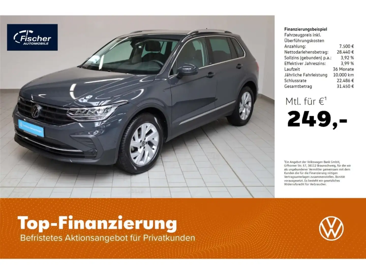 Volkswagen Tiguan 2.0 TDI Move Grau - 1