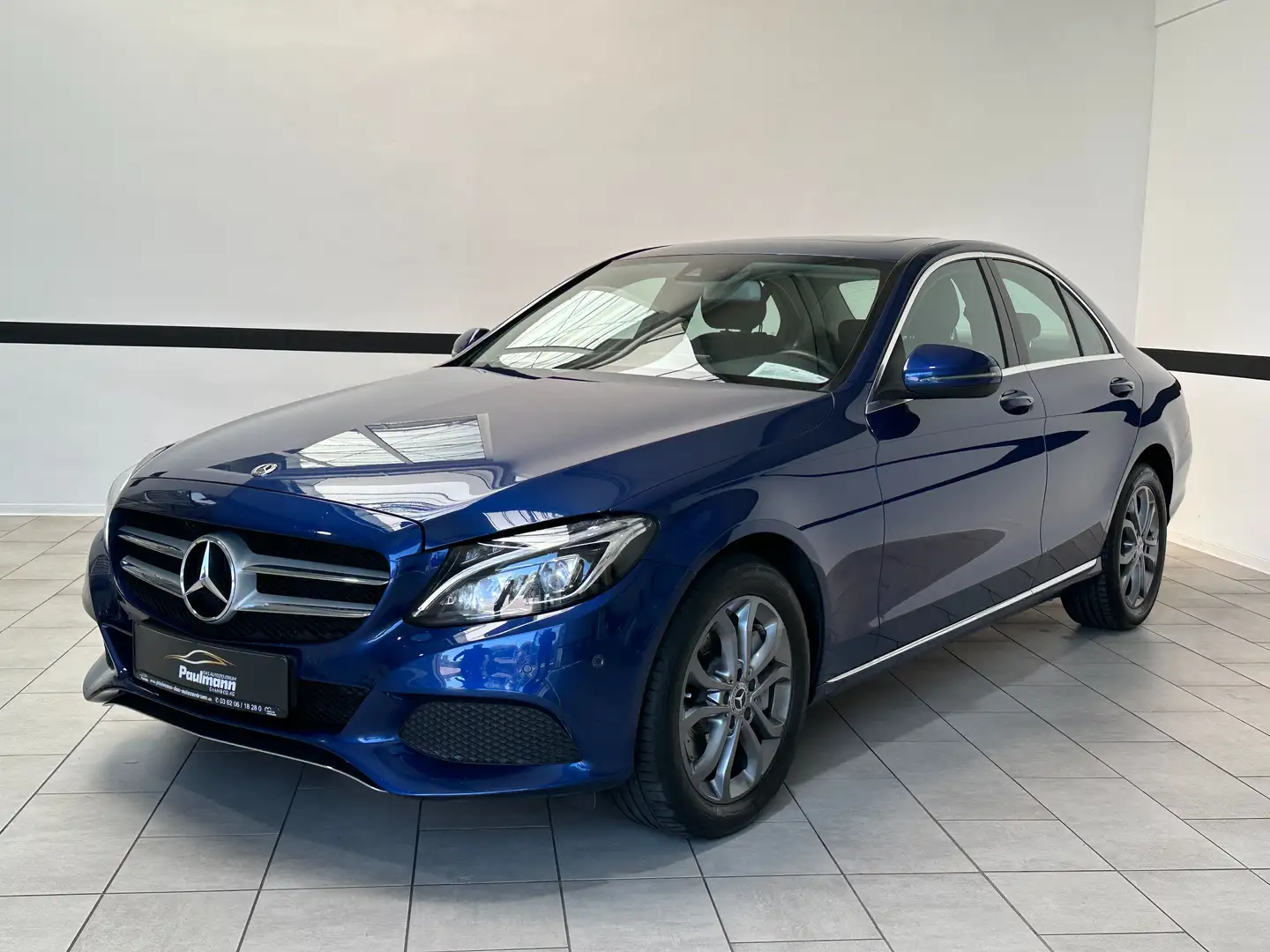 Mercedes-Benz C 400 4Matic 9G-TRONIC Avantgarde Navi*LED Bleu - 1