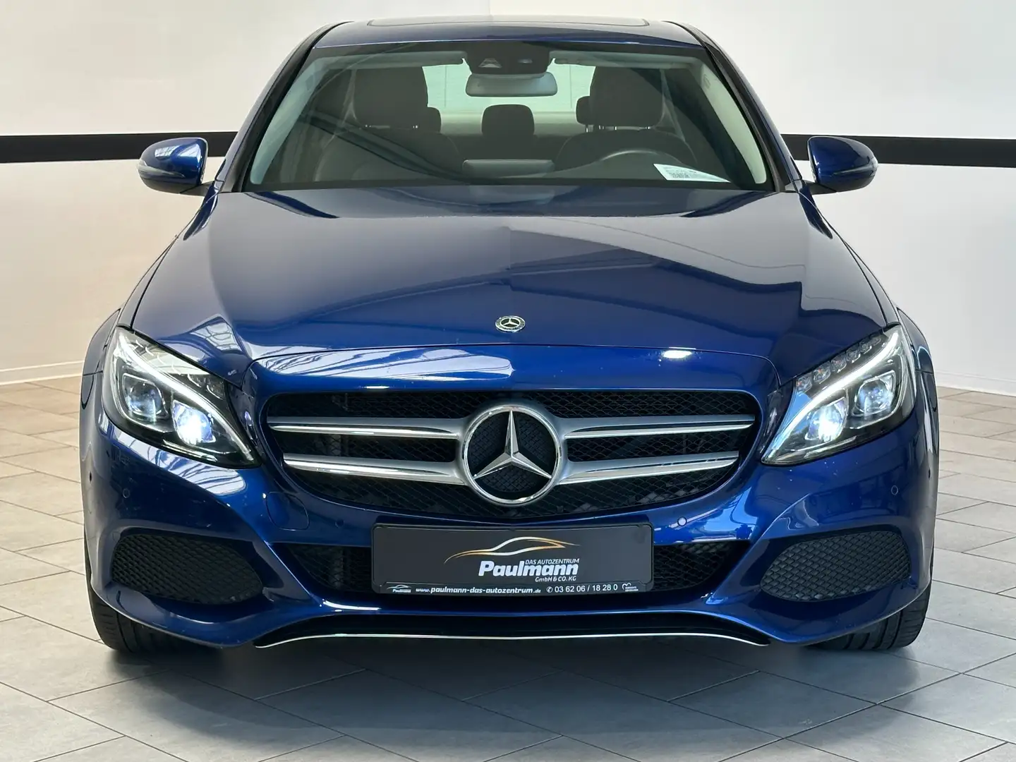 Mercedes-Benz C 400 4Matic 9G-TRONIC Avantgarde Navi*LED Bleu - 2