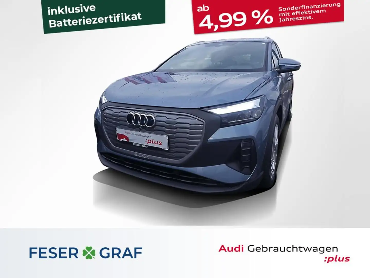 Audi Q4 e-tron 35 SHZ MMI Navigation plus V-Cockpit Azul - 1