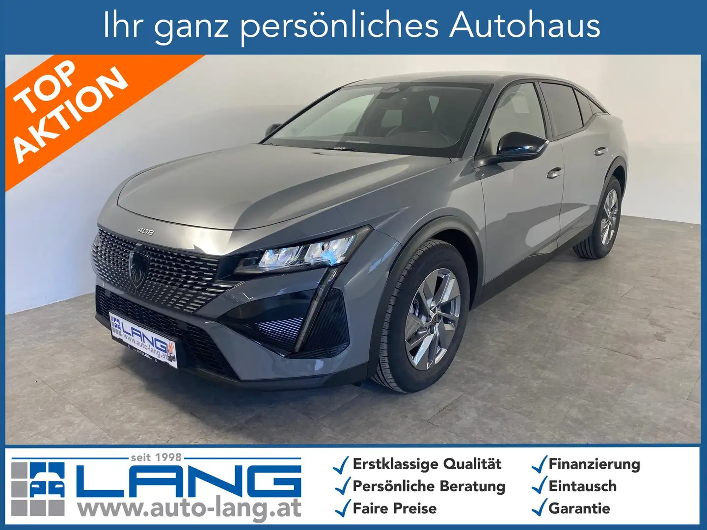 Peugeot 408 1.2 Hybrid 136 Allure LED*RFK 100 kW (136 PS), ... Grau - 1