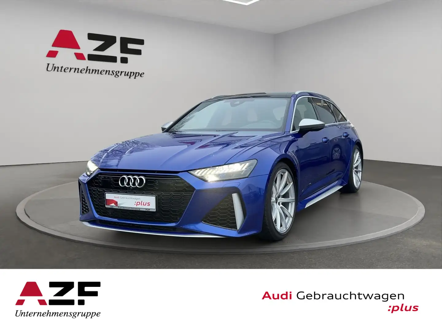 Audi RS6 4.0 TFSI qu. Tip. LASERLICHT+PANO+B&O Azul - 1