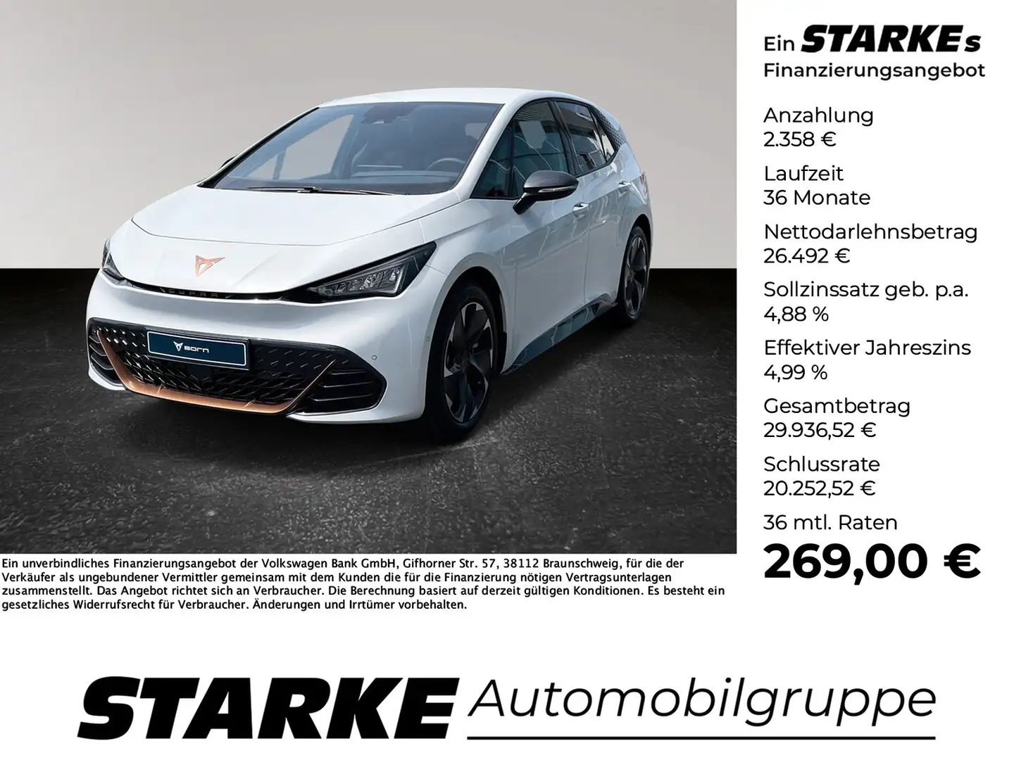 CUPRA Born Bianco - 1