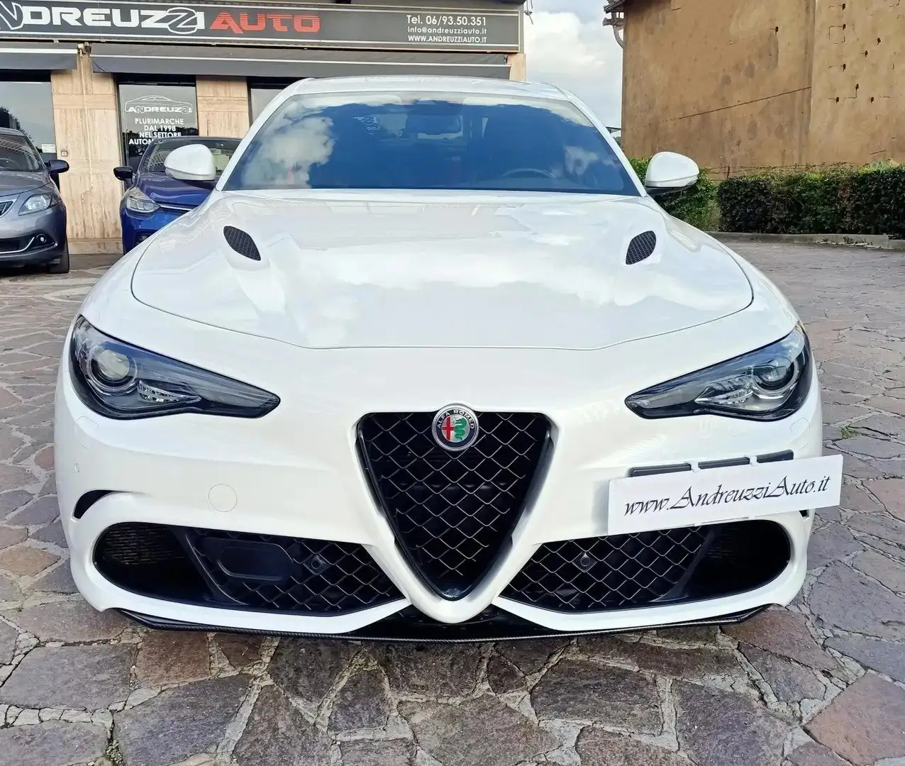 Alfa Romeo Giulia 2.9 t V6 510cv Quadrifoglio Auto My20(Akraprovic) Bianco - 2