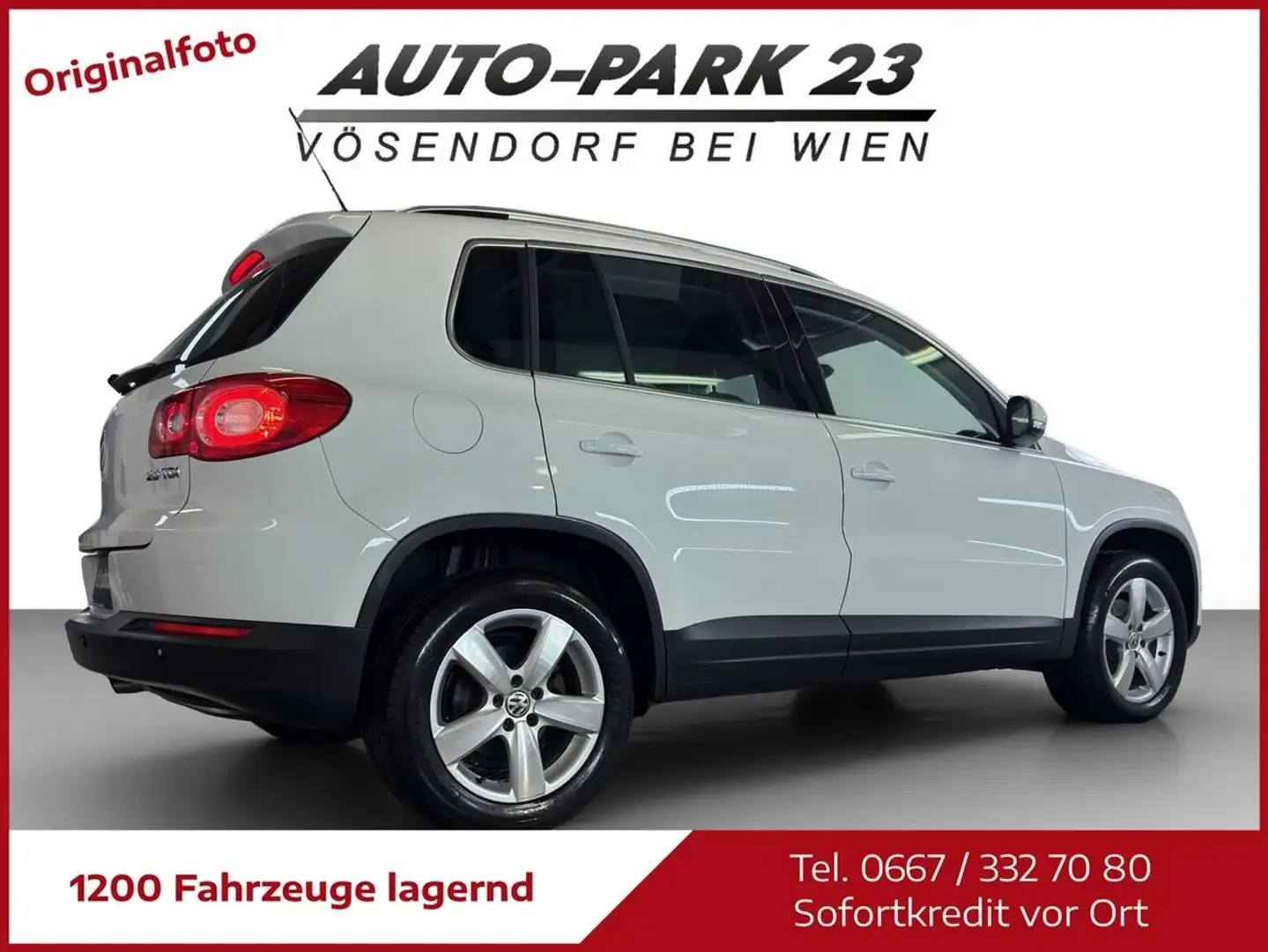Volkswagen Tiguan 2,0TDI 4M*Sport&Style*NUR105.000KM*MOD2011 Weiß - 2