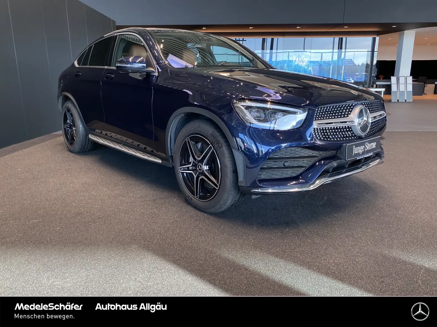 Mercedes-Benz GLC 400 GLC 400 d 4MATIC Coupé AMG MLed AHK SHD 360° LED Blau - 2