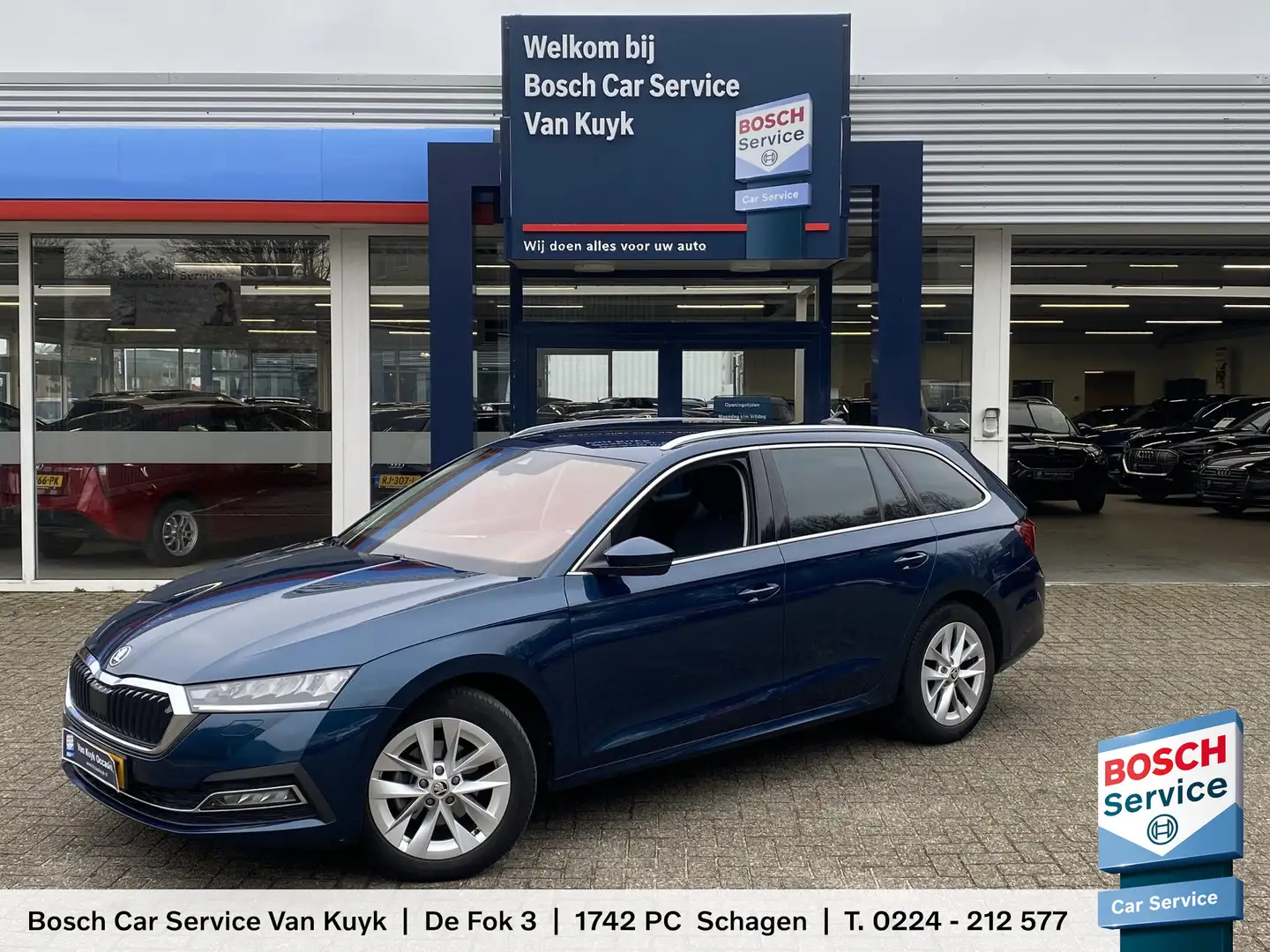 Skoda Octavia Combi 1.5 e-TSI Business Edition Plus / Automaat / Blauw - 1