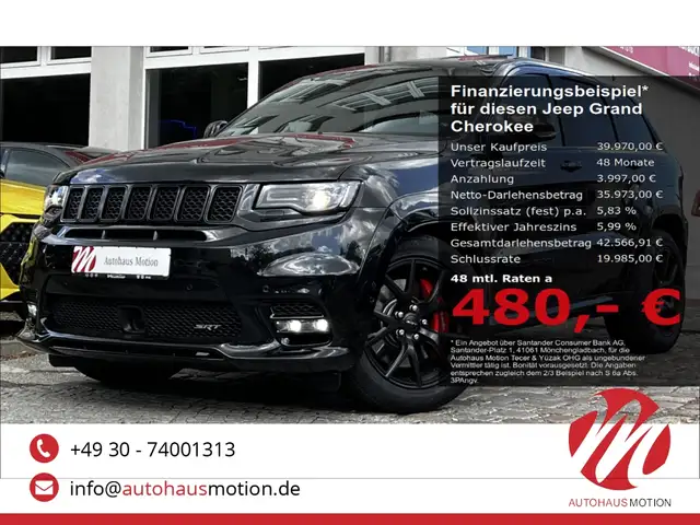 Jeep Grand Cherokee 6.4 V8 HEMI SRT PANO NAVI ACC LEDER H/K