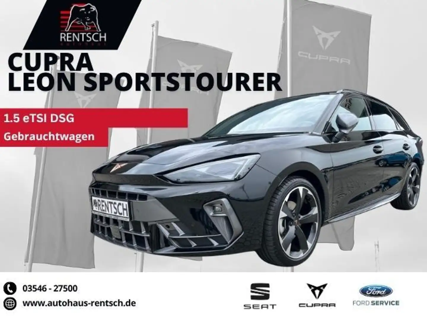 CUPRA Leon Sportstourer 1.5eTSI *KAMERA*LED*NAVI*SHZ* Noir - 1