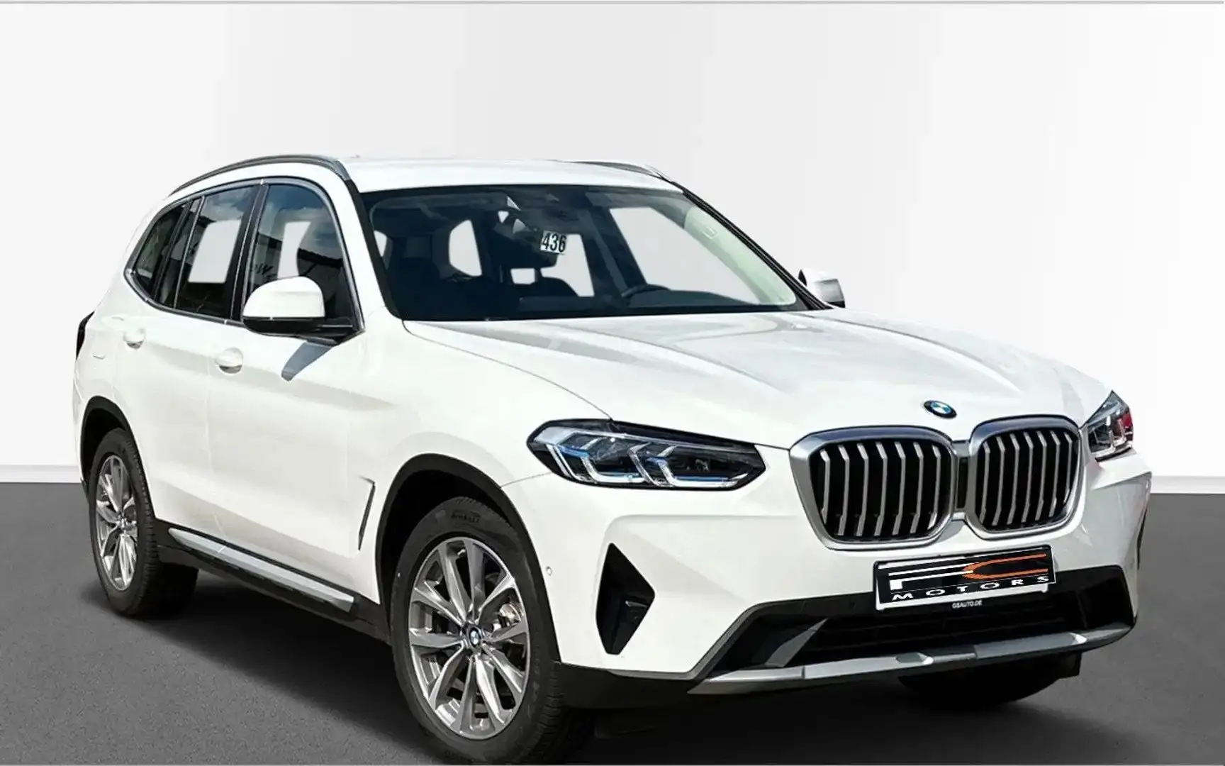 BMW X3 xdrive20d AUTO-LED-PELLE Bianco - 2