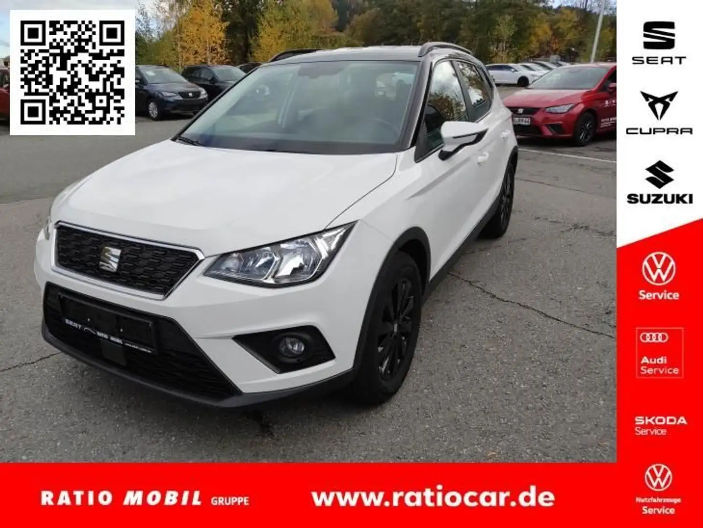 SEAT Arona ARONA STYLE 1.0 ECO TSI WENIG KILOMETER Blanc - 1