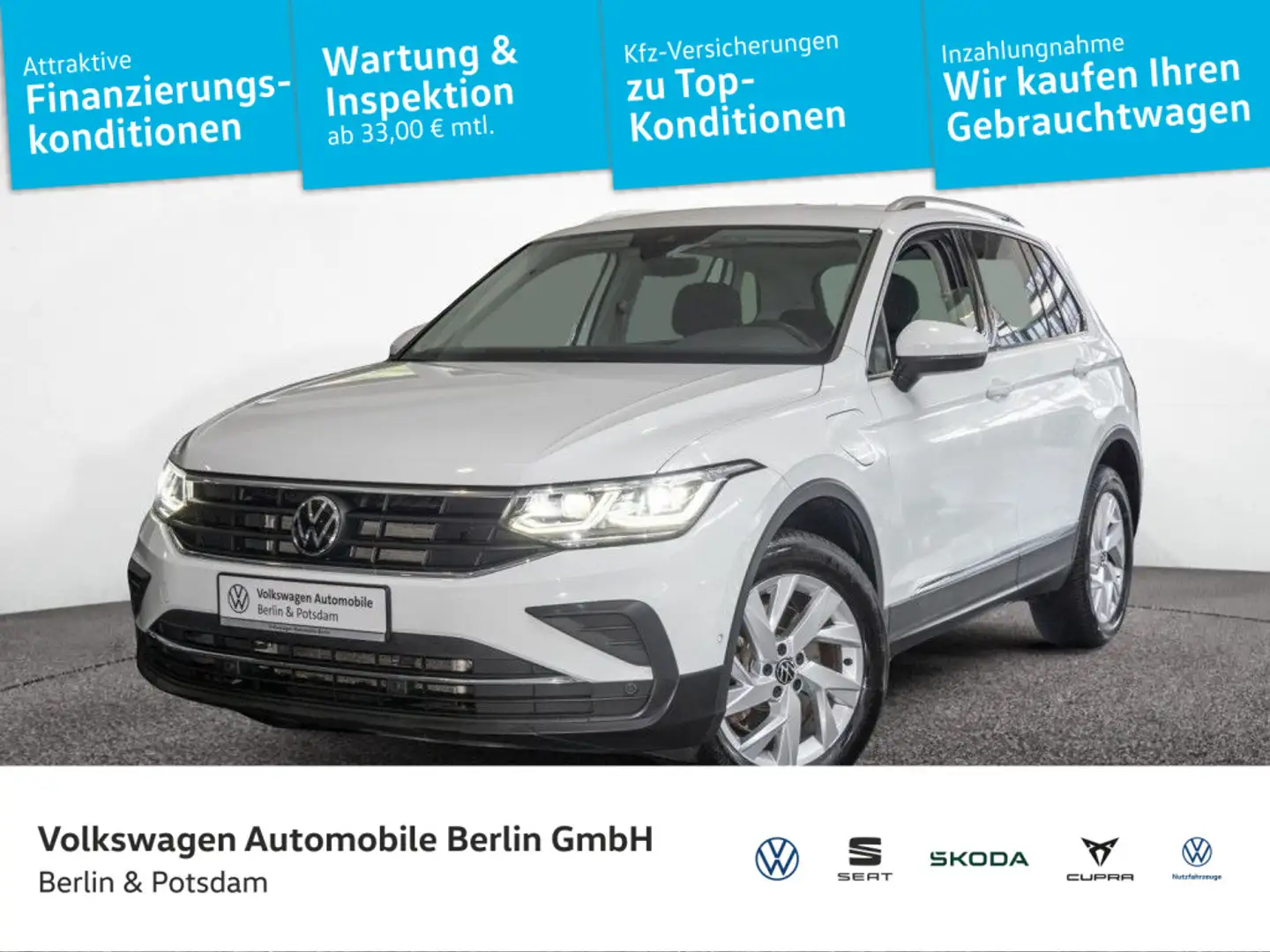 Volkswagen Tiguan 1.4 TSI eHybrid Life Kamera Matrix-LED AP Bianco - 1