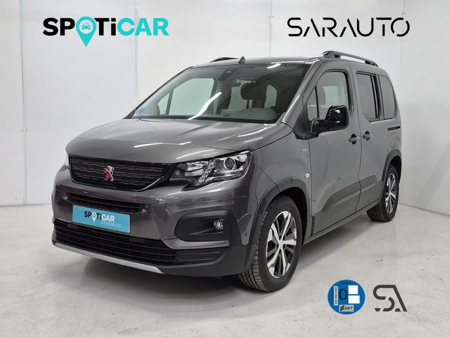 Peugeot Rifter e-Rifter 50kWh Standard GT 100kW Gris - 1