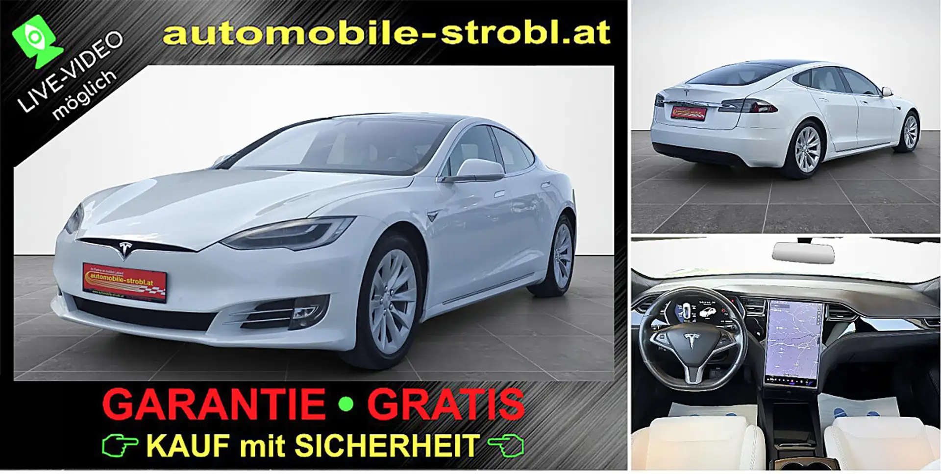 Tesla Model S Raven*Garantie* Weiß - 1
